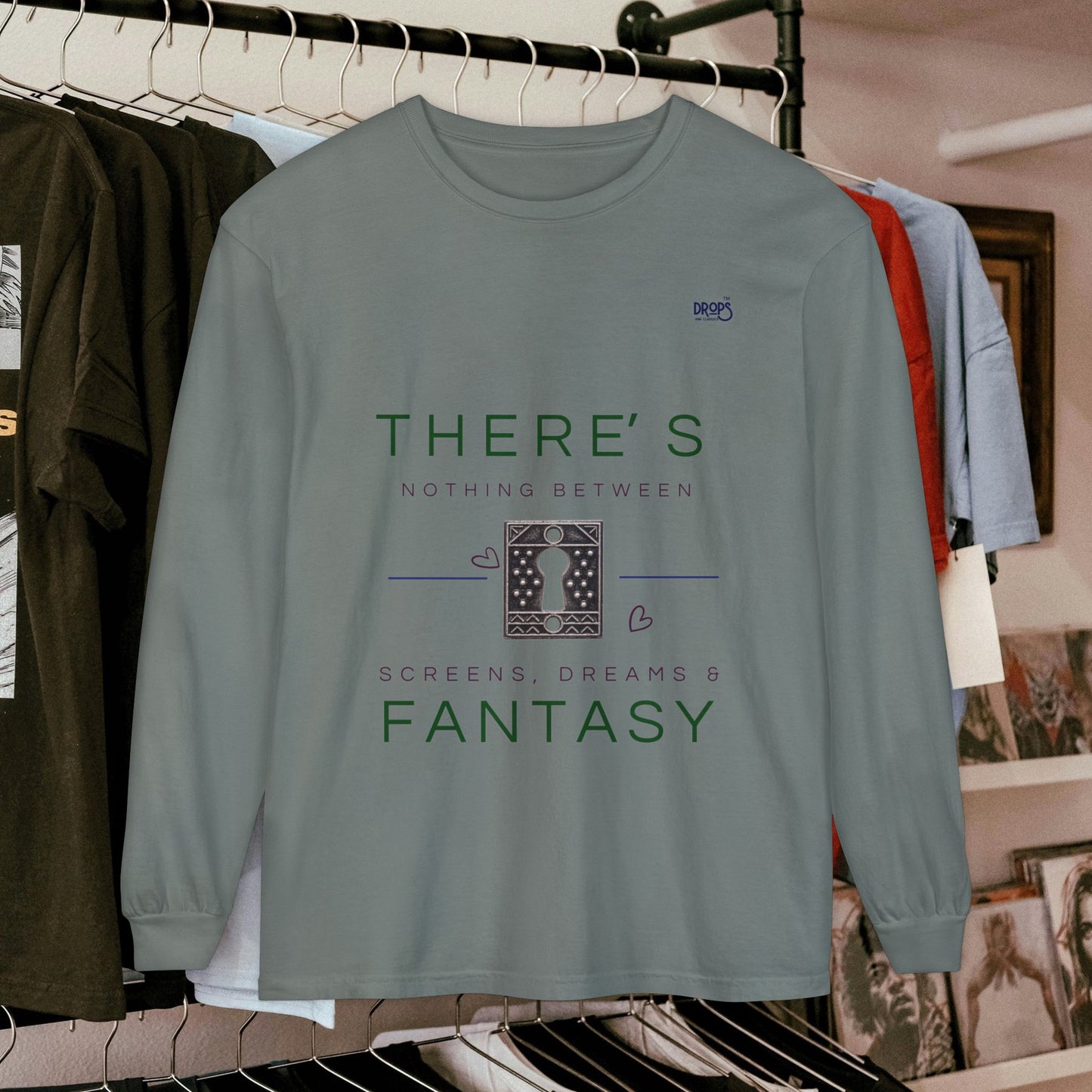 Unisex Long Sleeve T-Shirt_ N7+ Series USLSTSHIRT PT2WW001_ Limited Edition Trendy Vibes by WesternWaves: