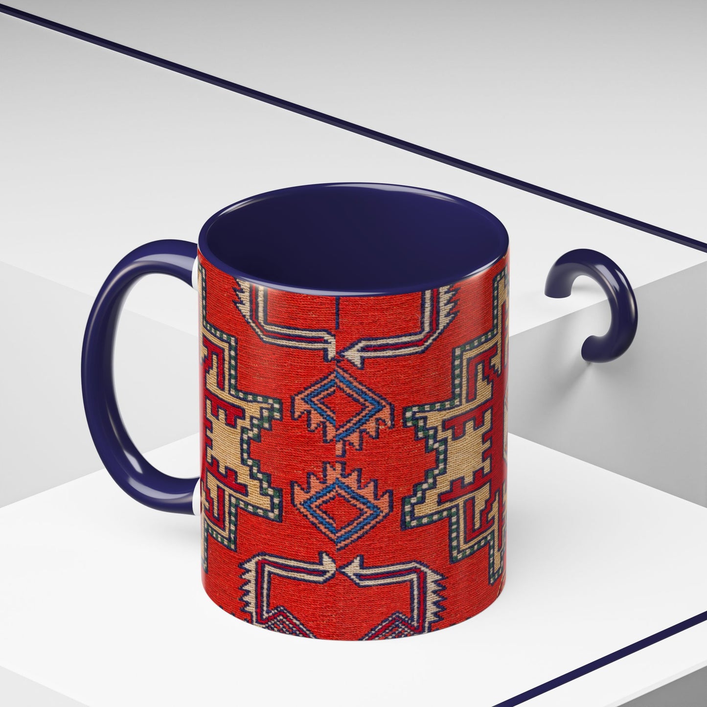 Accent Coffee Mug 11, 15oz_ N3+ Series ACM11OZ PT2WW019_ Limited Edition Perfect Blend of Style by WesternWaves: