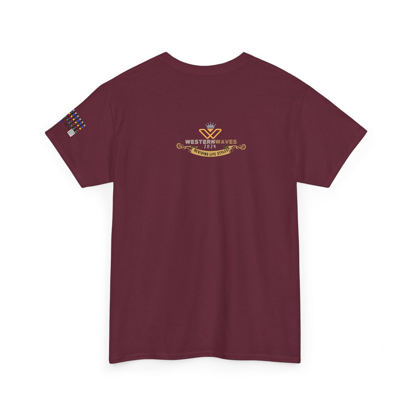 Unisex Heavy Cotton Tee_ Crafted from premium 100% cotton_ N+ Series UHCT PT2WV006_ Limited Edition by WesternWaves: