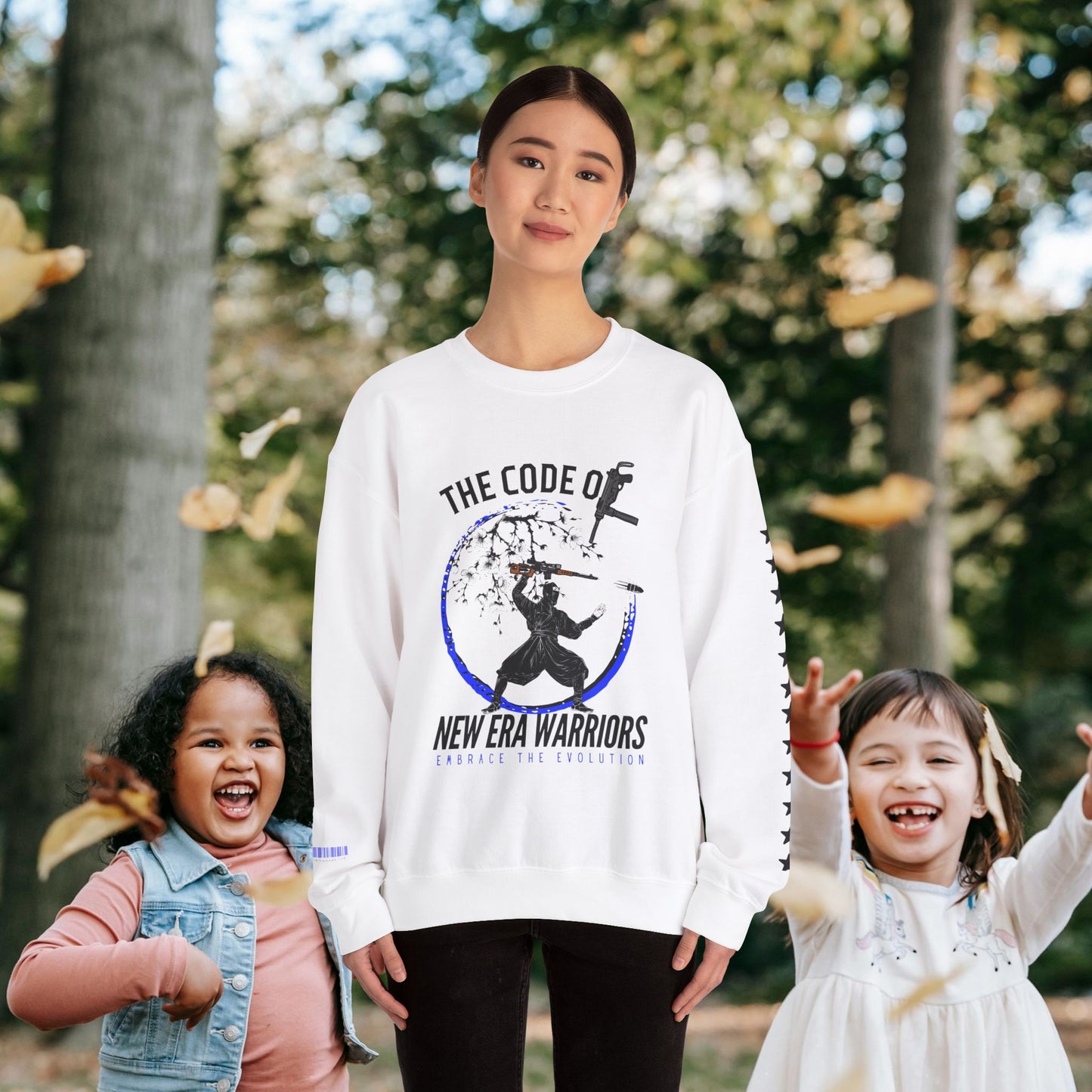 Unisex Heavy Blend™ Crewneck Sweatshirt_ N3+ Series UHBCSS PT2WV010_ Limited Edition Timeless Style by WesternWaves: