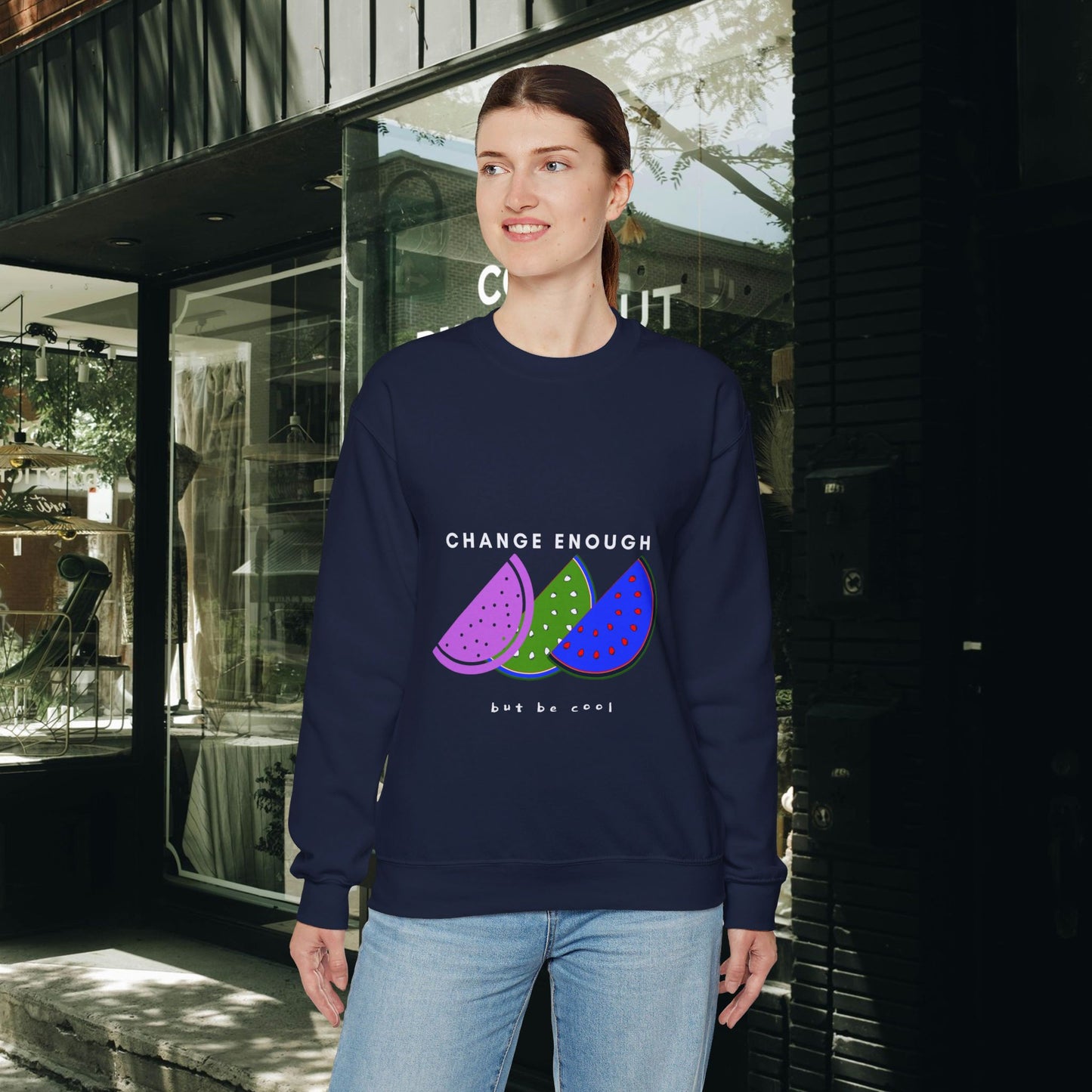 Unisex Heavy Blend™ Crewneck Sweatshirt_ N2+ Series UHBCSS PT2WW003_L imited Edition Pure Luxury for Every Occasion by WesternWaves: