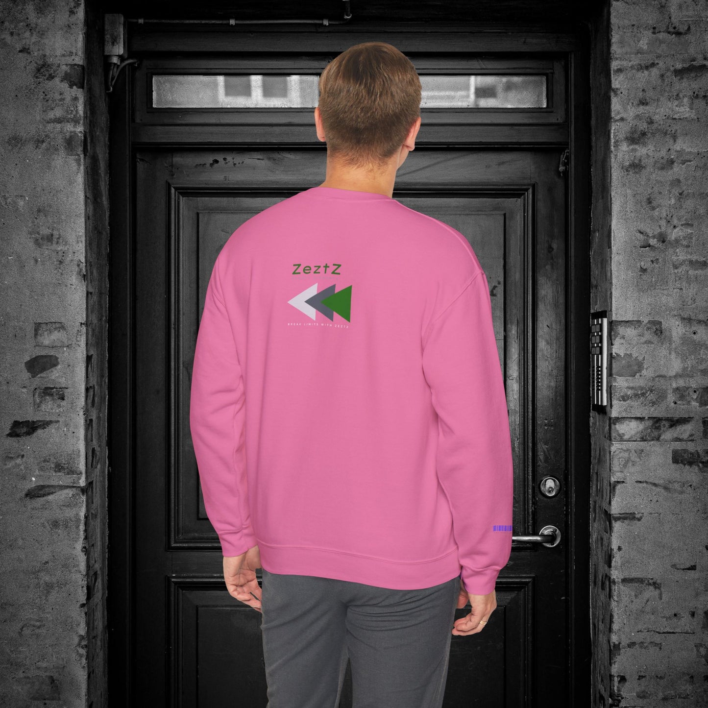 Unisex Heavy Blend™ Crewneck Sweatshirt_ N2+ Sports Series UHBCSS PT2WW009_ Limited Edition ‘Zeztz’ Brand Sports Elements by WesternWaves: