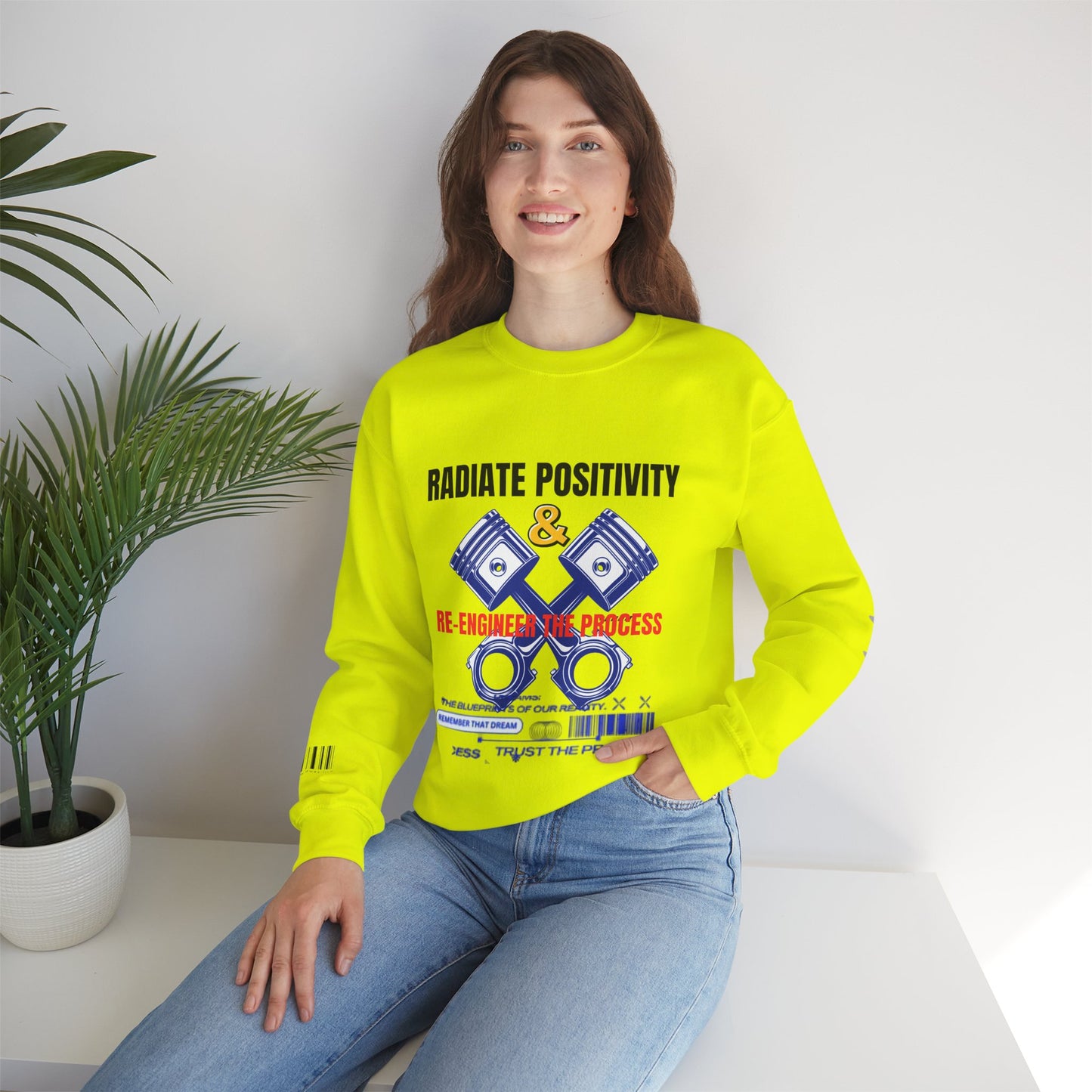 Unisex Heavy Blend™ Crewneck Sweatshirt_ N2+ Series UHBCSS PT2WW003_ Limited Edition Pure Luxury by WesternWaves: