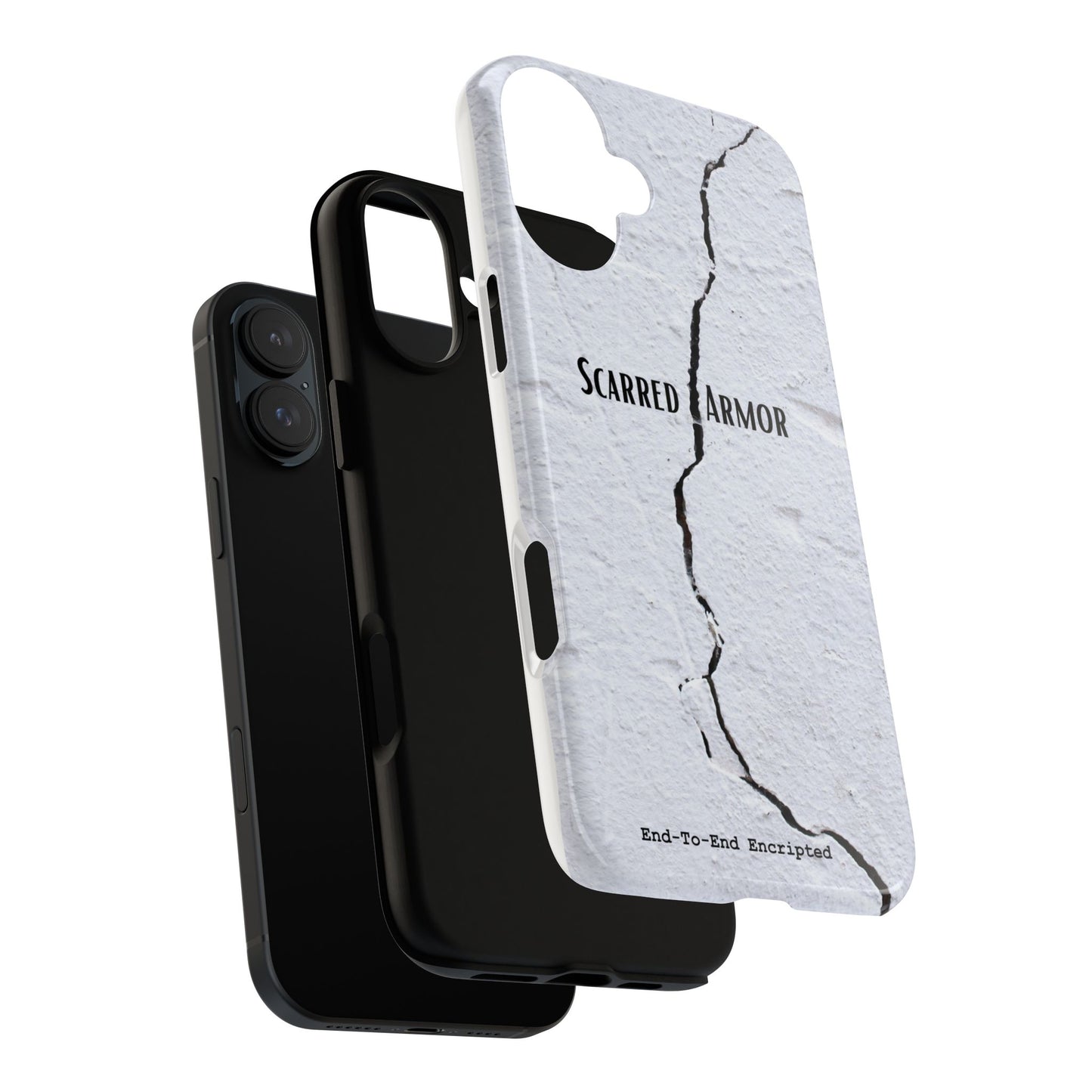 Tough iPhone Cases Phone Case_ Series N8+ TCPCASE PT2WW001_ Limited Edition Scarred Armor Design iPhone Cases by WesternWaves: