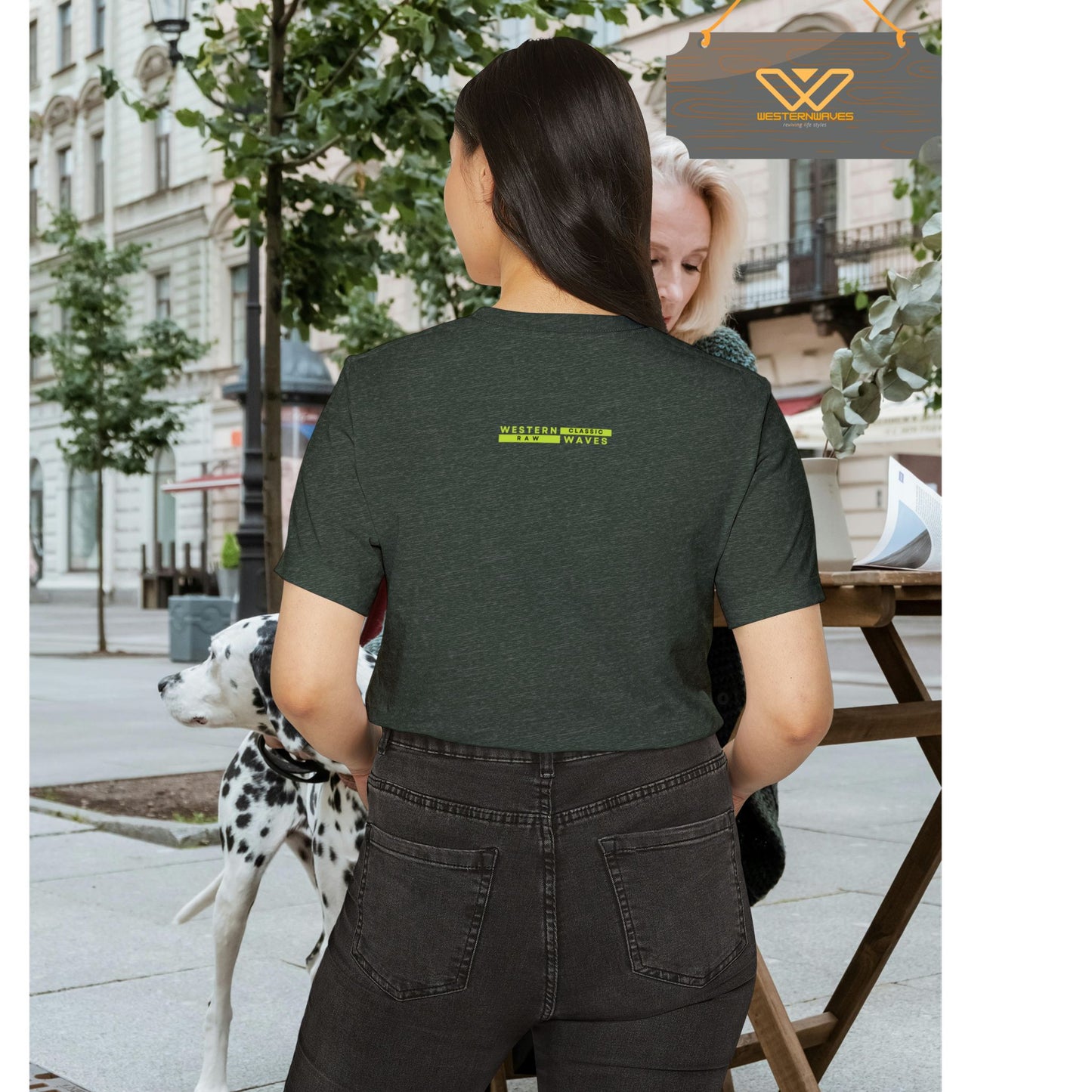 Eco-Friendly Unisex T-Shirt_ N7* Series ECOFUSTS PT2WW001_ Limited Edition Eco-Friendly T-Shirt by WesternWaves: