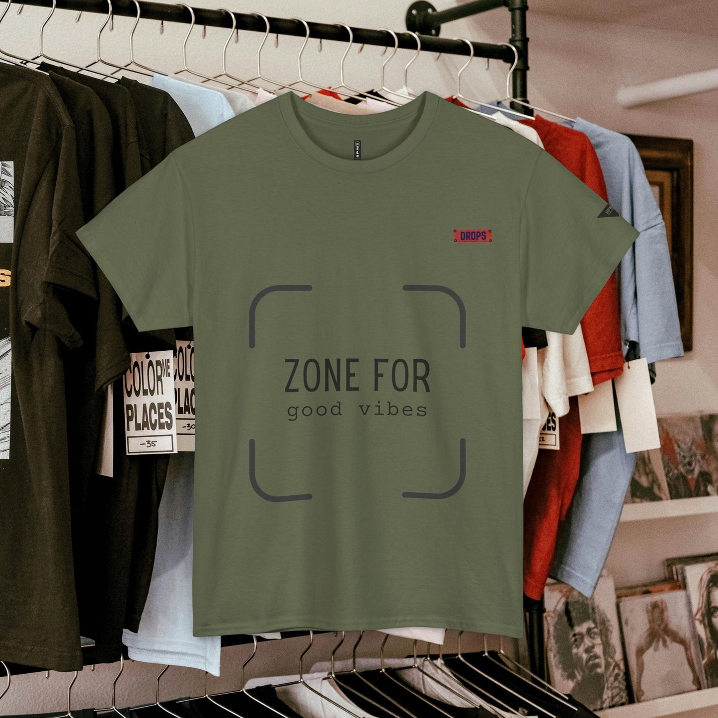 Unisex Heavy Cotton Tee_ 20 July 2025_ Limited Edition Unique Summer Wear_ by WesternWaves: