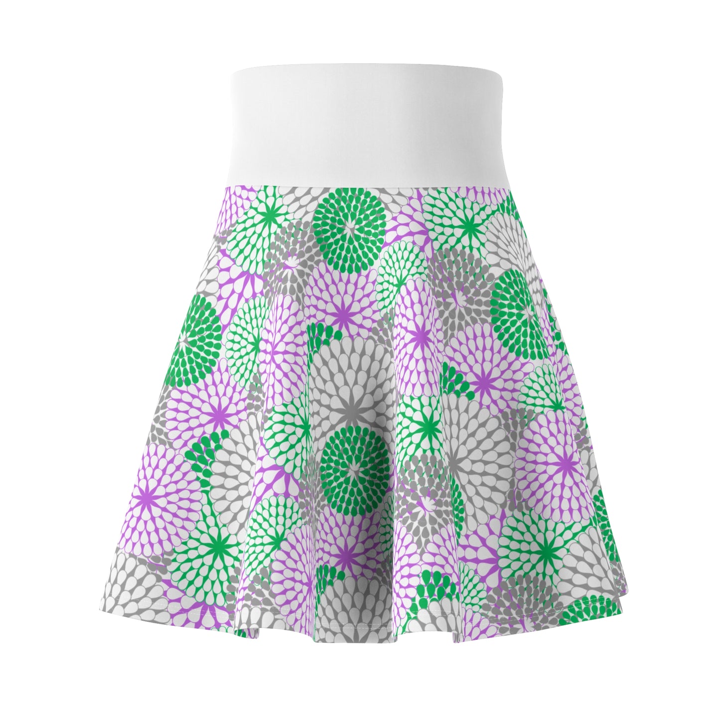 Women's Skater Skirt (AOP)_ N3+ Series WSSAOP PT2WW004_ Freedom Flare Limited Edition by WesternWaves