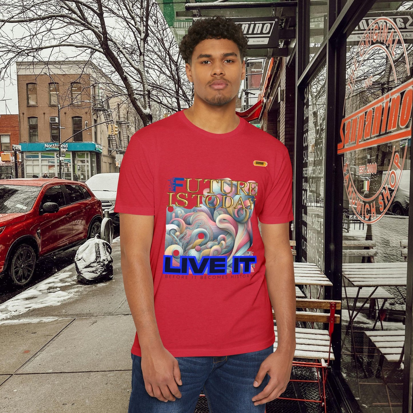Unisex CVC Jersey T-shirt_ 16 June 2025_ Limited Edition Casual Fashion by WesternWaves: