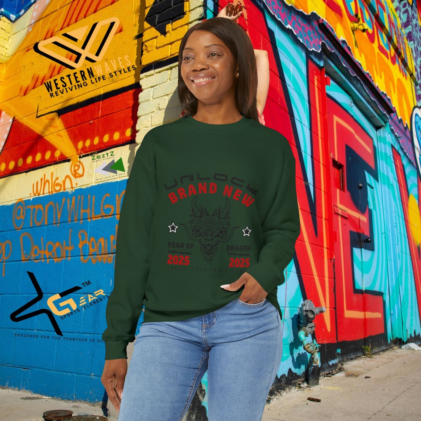 Seasonal Seller Unisex Sweatshirt_ N3+ Series SSSSPT2WW003_ Limited Edition Seasonal Offer by WesternWaves: