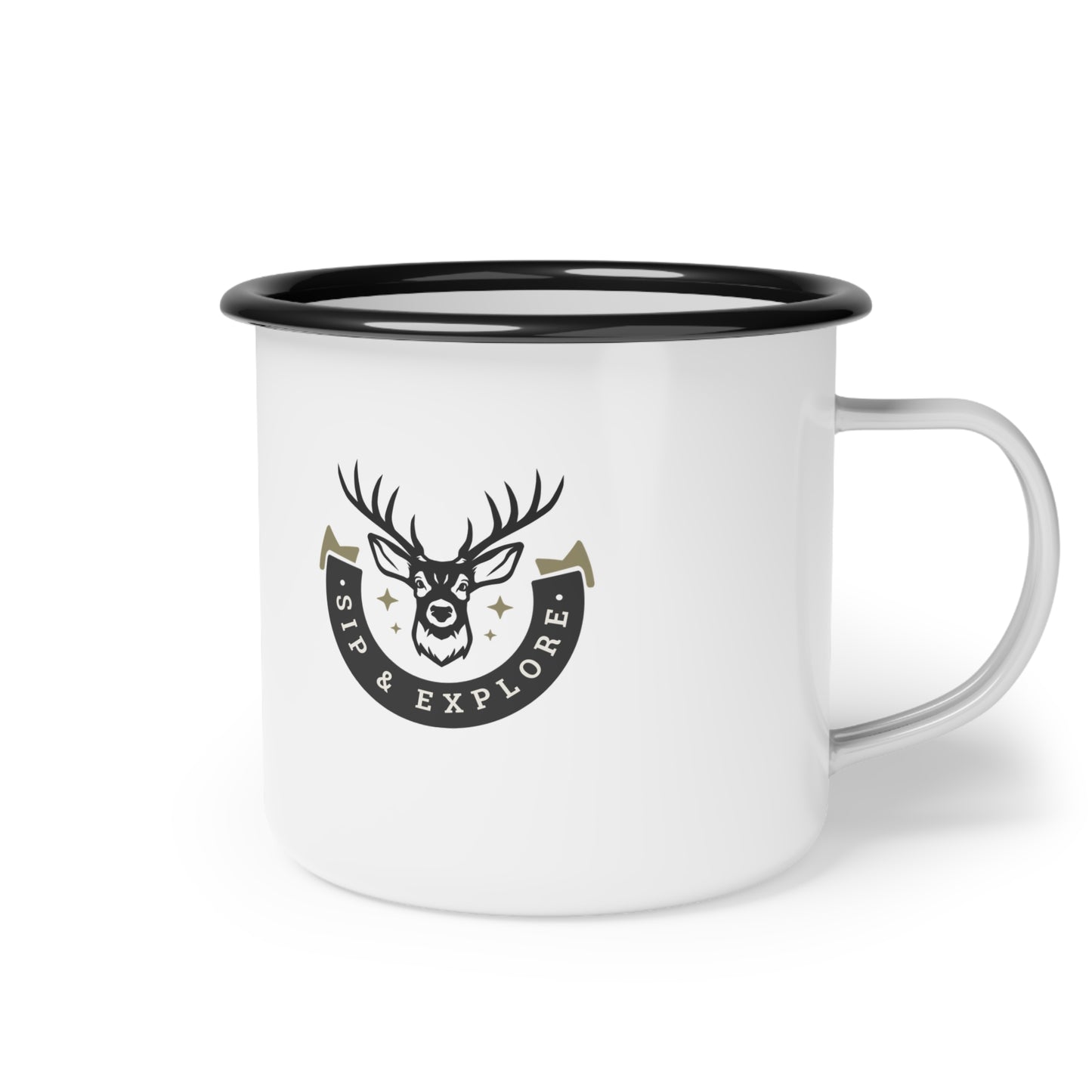 Enamel Camp Cup - N3 Series ECC PT2WW003_ Wilderness Wanderer Limited Edition by WesternWaves