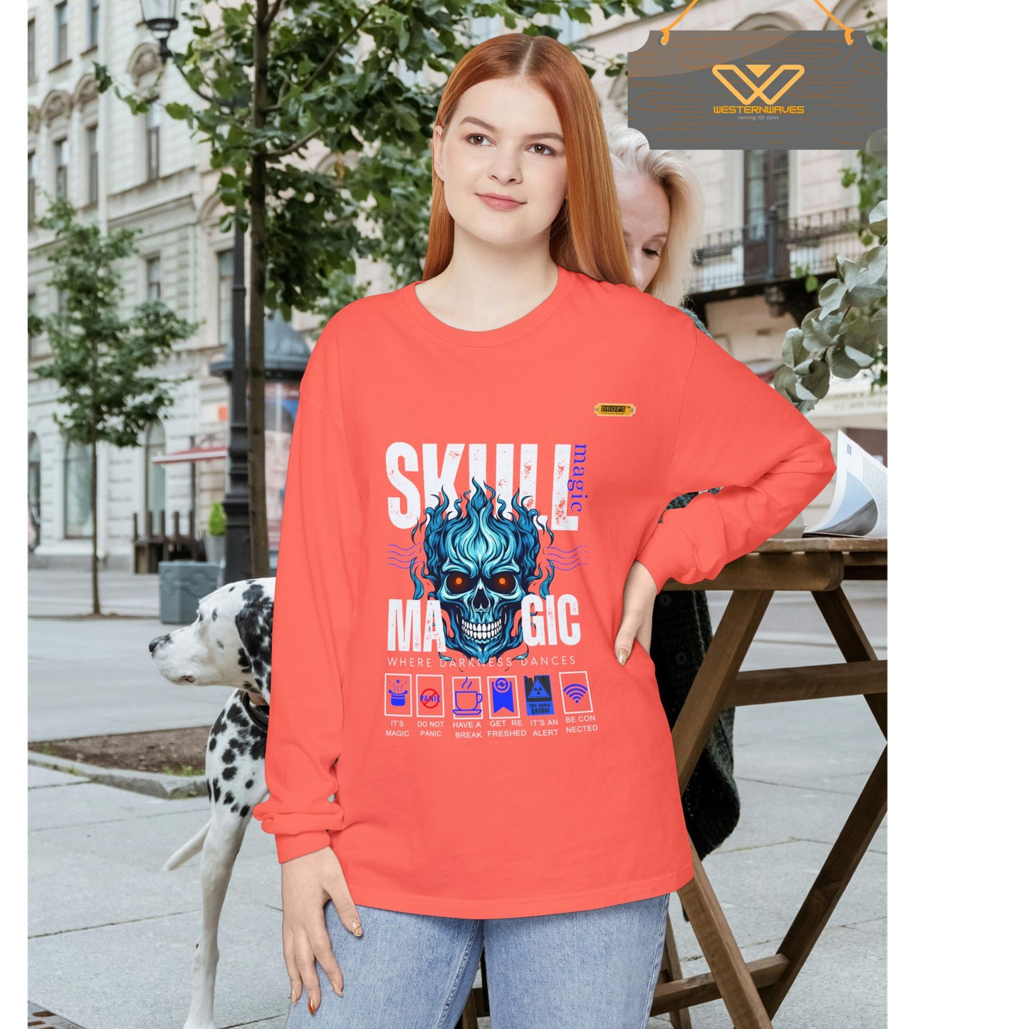 Unisex Long Sleeve T-Shirt_ N7 Series USLSTSHIRT PT2WW002_ Limited Edition Trendy Vibes by WesternWaves: