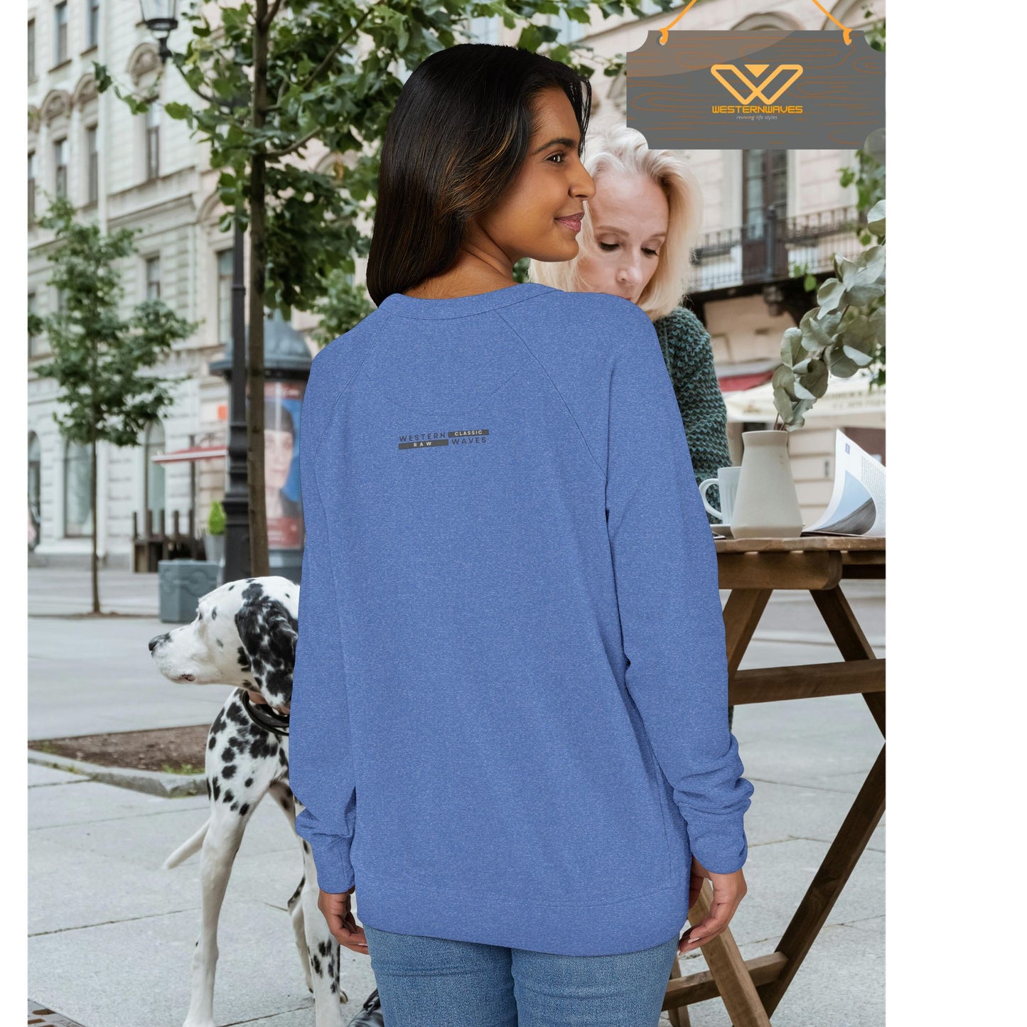 Unisex French Terry Raglan Crewneck_ 22 June 2025_ Limited Edition Casual Style by WesternWaves: