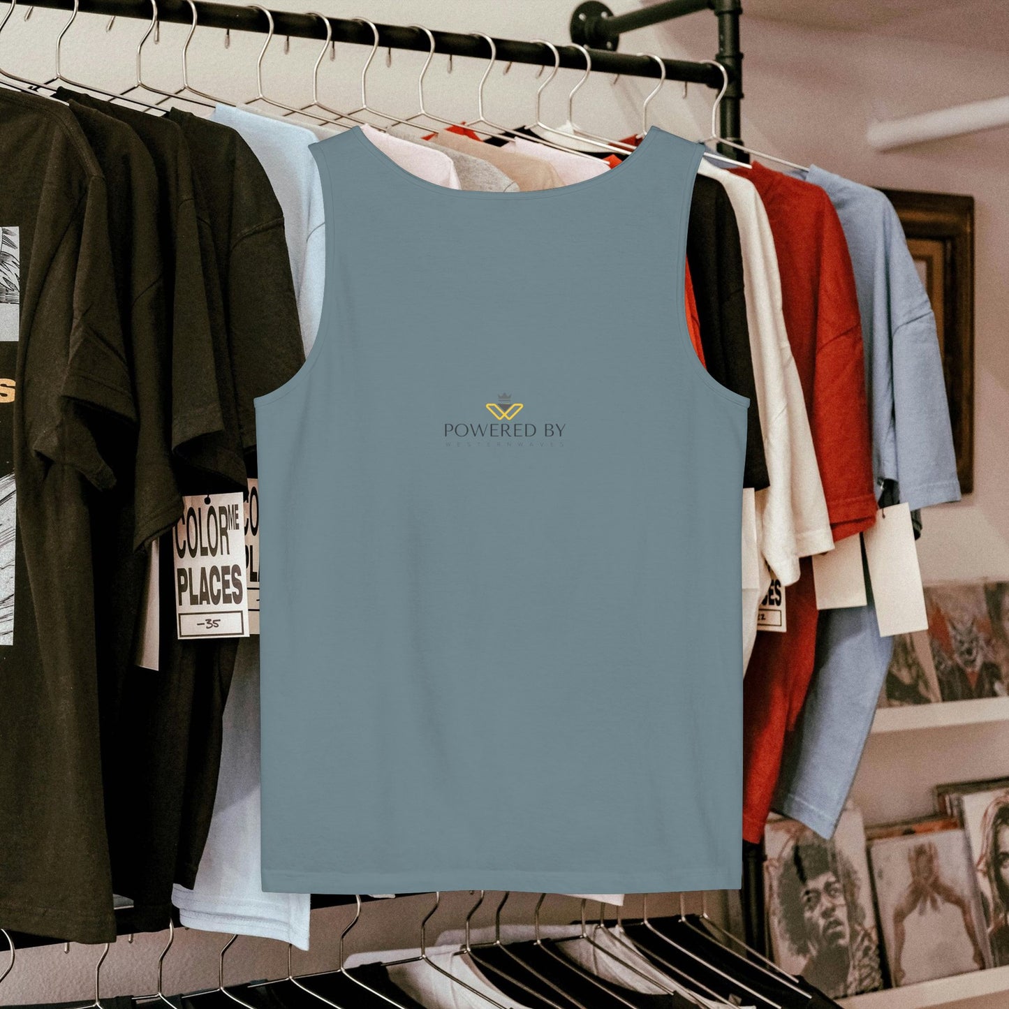 Unisex Garment-Dyed Tank Top_ 27 June 2025_ Limited Edition Summer Sports Apparel by WesternWaves: