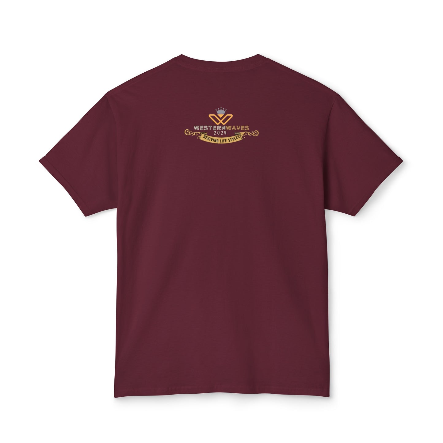 Unisex HD Cotton™ T-shirt_ N+ Series USHDCTS PT2WW002_ Limited Edition Unisex HD Cotton™ T-shirt by WesternWaves
