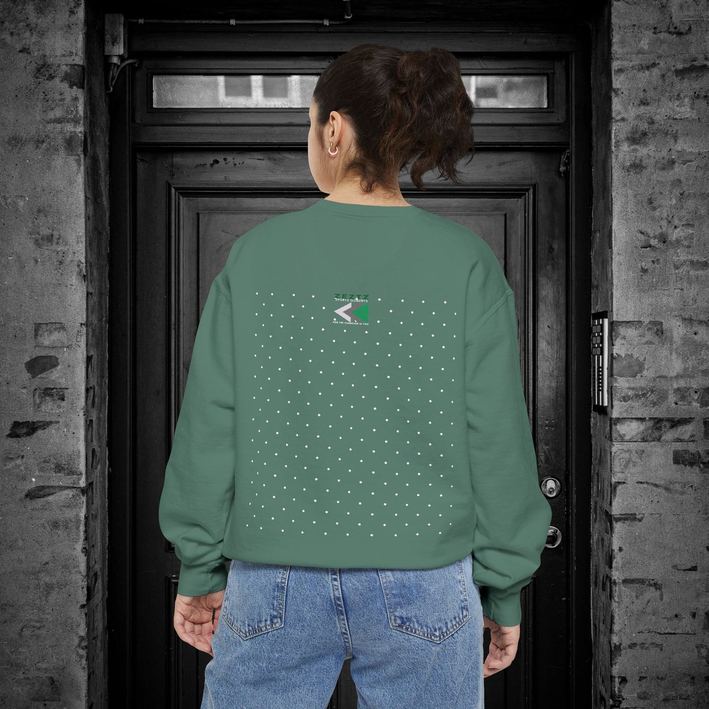 Unisex Garment-Dyed Sweatshirt_ N2 Series USGDSS PT2WW001_ Limited Edition Masterpiece of ‘ZeztZ’ Sports Brand Luxury & Casual Comfort by WesternWaves: