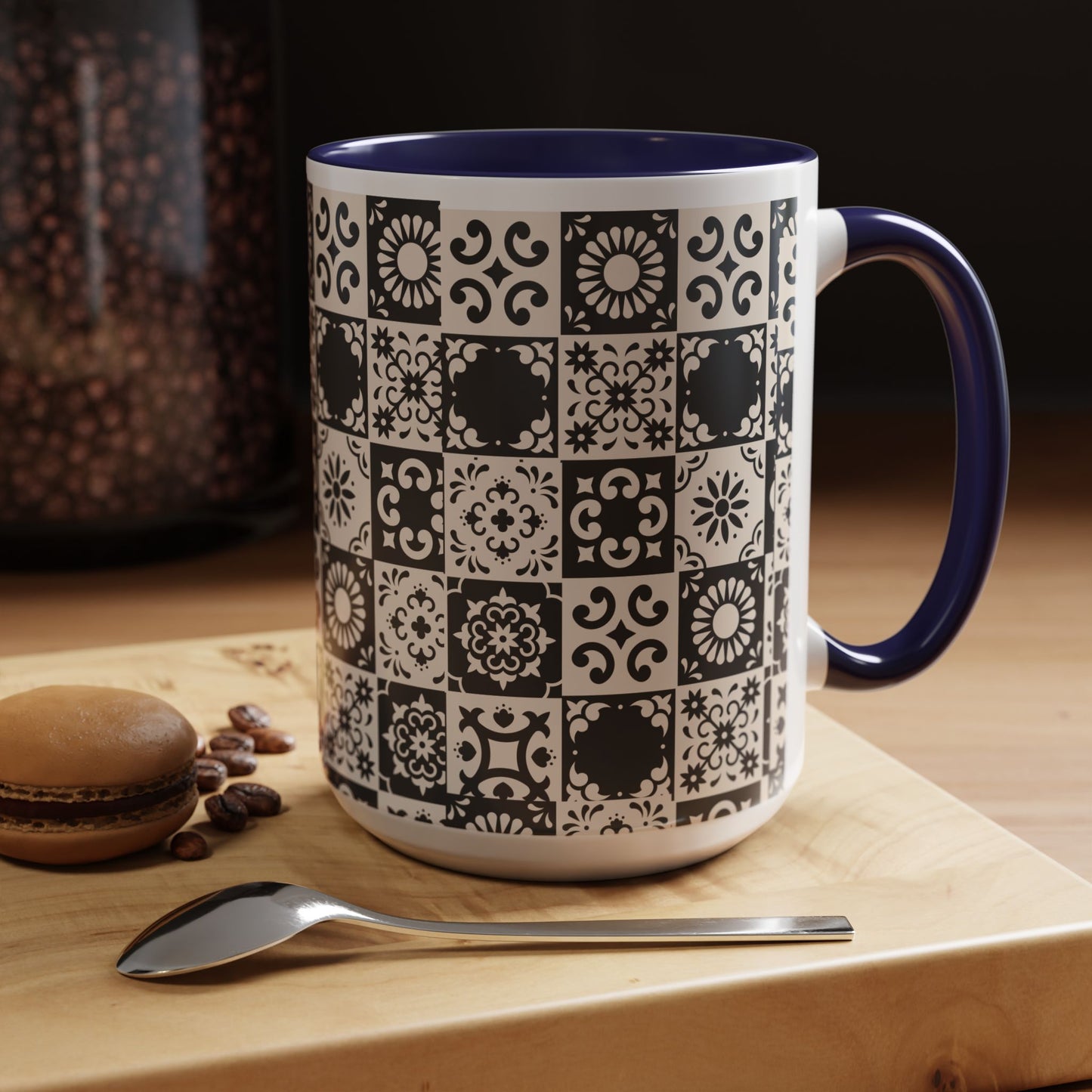 Accent Coffee Mug (11, 15oz)_ N+ Series ACMUG PT2WW004_ Limited Edition Mug by WesternWaves