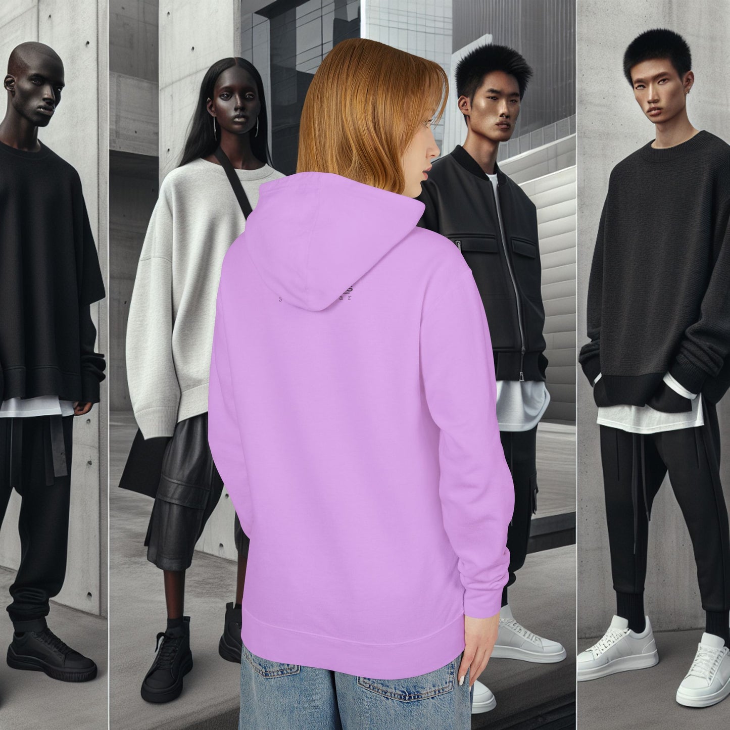 Unisex Lightweight Hooded Sweatshirt_ Series UWD 0052_ Limited Edition Streetwear Classic by WesternWaves: