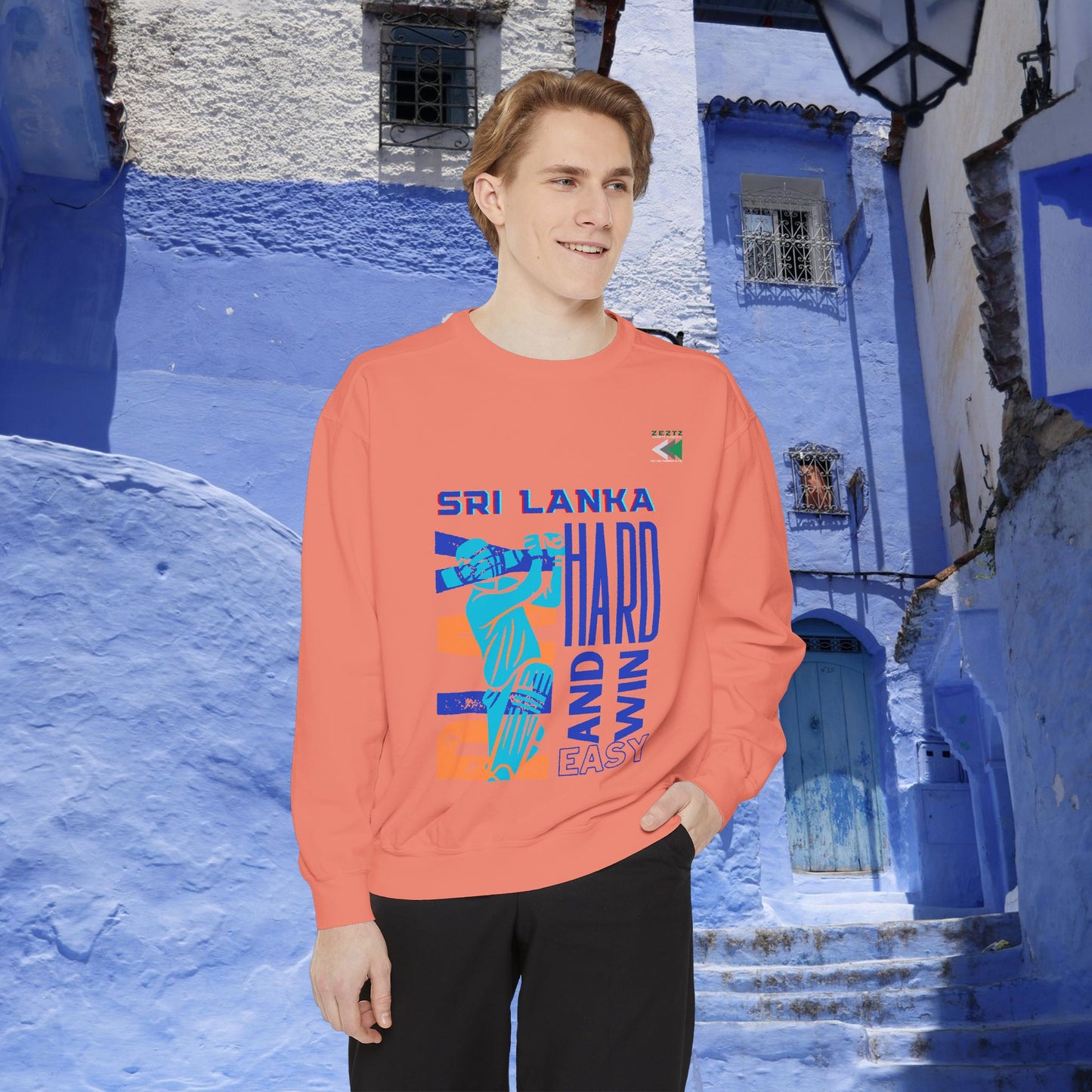 Unisex Garment-Dyed Sweatshirt_ N2 Series USGDSS PT2WW001_ Limited Edition Masterpiece of ‘ZeztZ’ Sports Brand Luxury & Casual Comfort by WesternWaves: