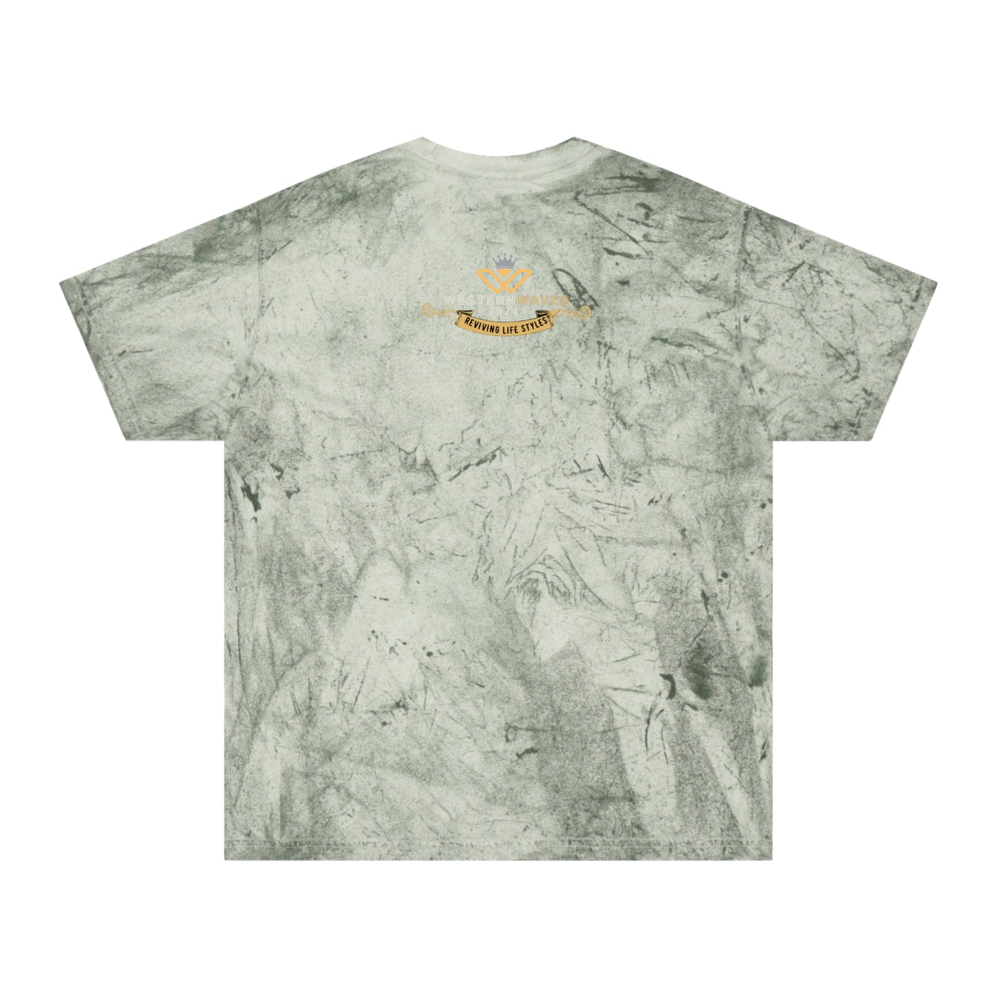 Unisex Color Blast T-Shirt_ N+ Series USCBTS PT2WW001_ Limited Edition by WesternWaves: