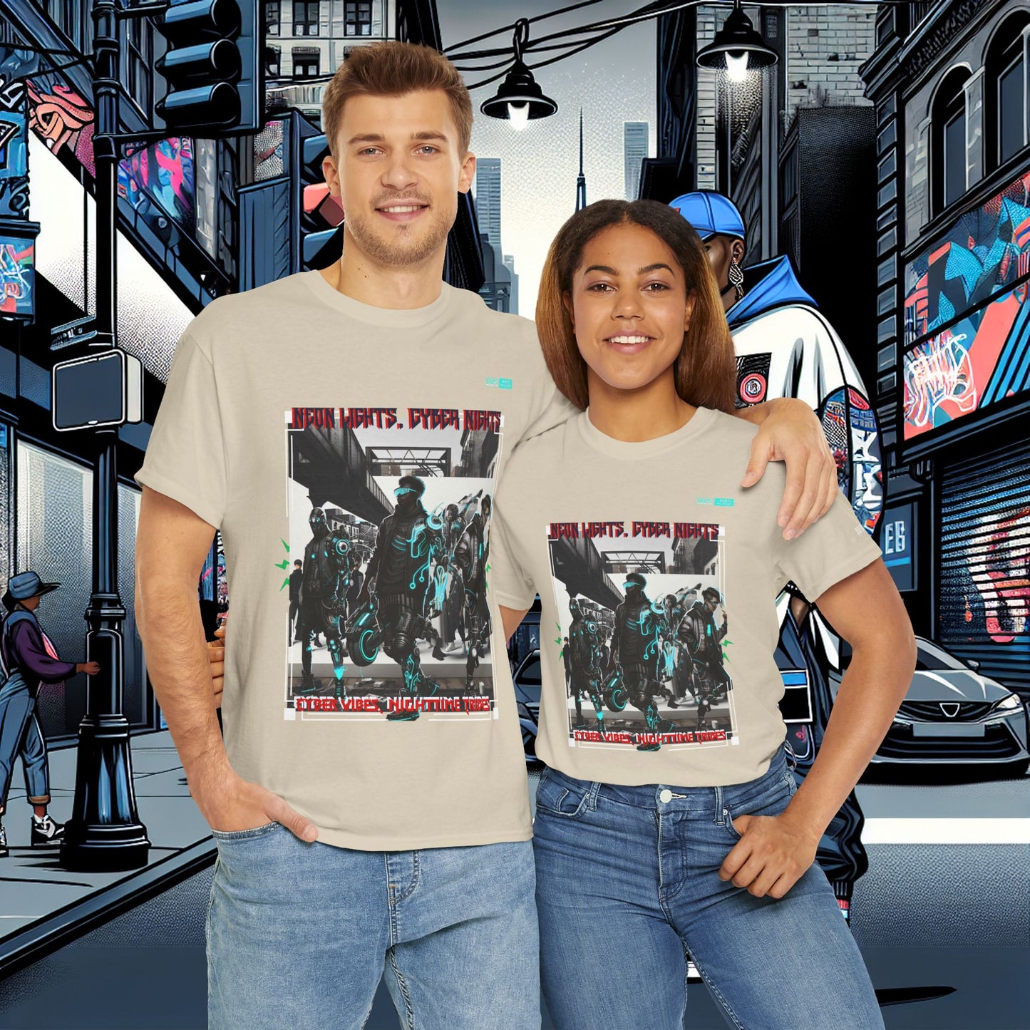 Unisex Heavy Cotton Tee_ N8+ Series USHOSTEE_ PT2WW003_ 01 Oct 2025_ Limited Edition Casual Wear by WesternWaves: