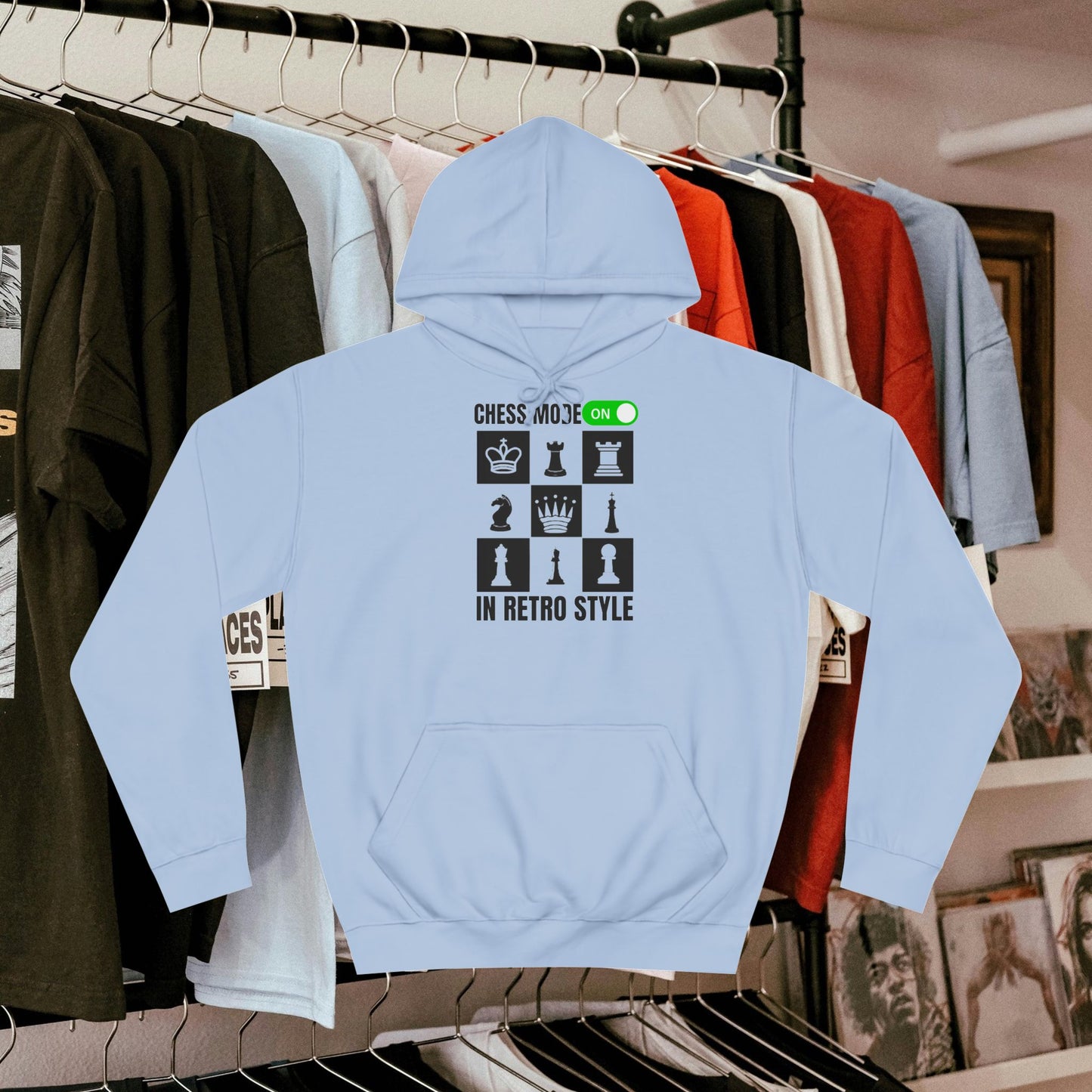 Unisex College Hoodie_ N3+ Series SCH PT2WW003_ Limited Edition Timeless Unisex Design by WesternWaves: