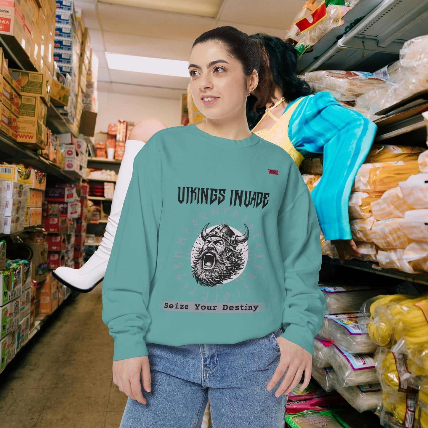 Unisex Garment-dyed Sweatshirt_ Series UWD 063_ Limited Edition Cozy Apparel for Adventurers by WesternWaves: