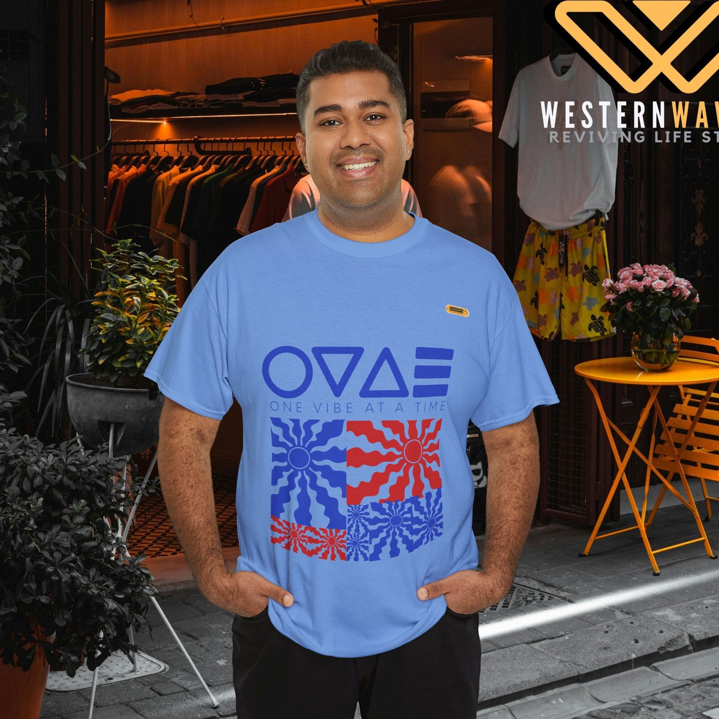 Unisex Heavy Cotton Tee_ Series N7* USHCTEE PT2WW003_ Limited Edition Heavy Cotton Tee by WesternWaves: