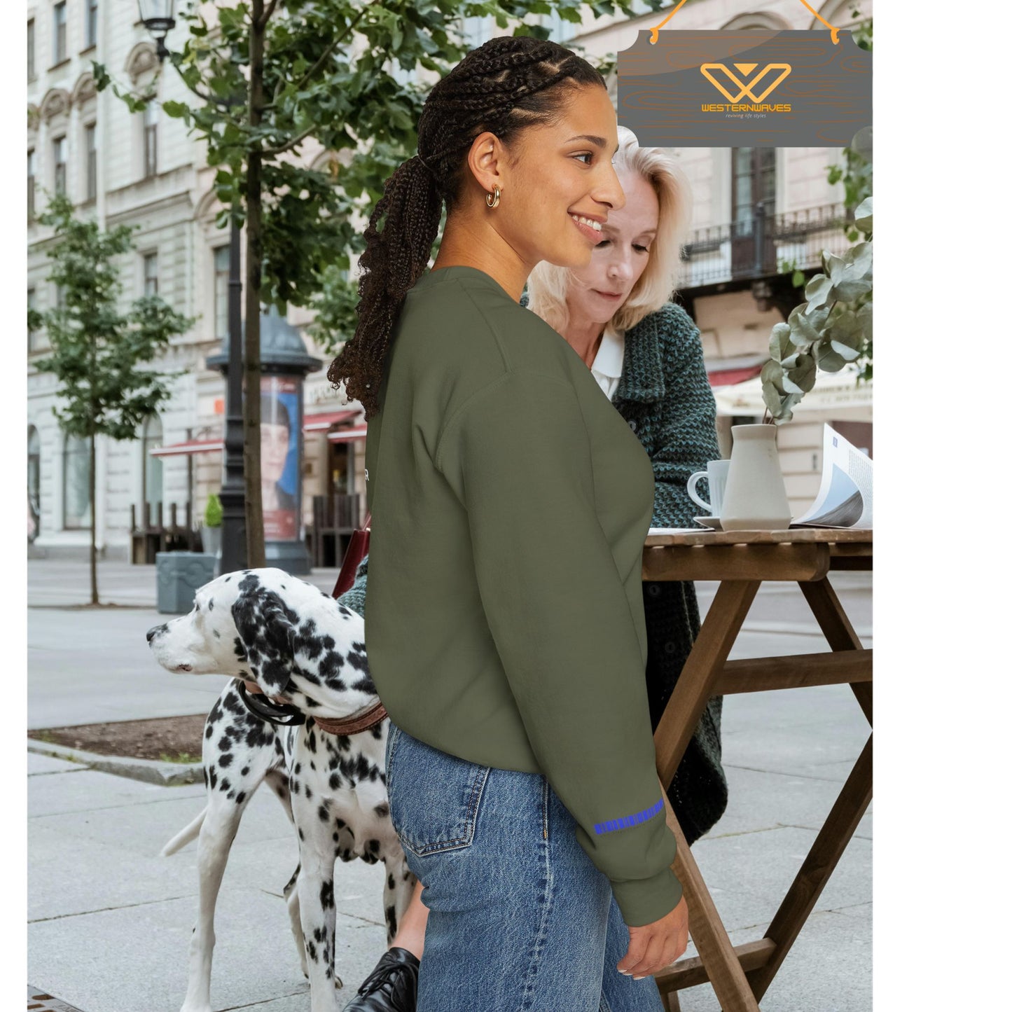 Unisex Heavy Blend™ Crewneck Sweatshirt_ N3+ Series UHBCSS PT2WW032_ Limited Edition Pure Luxury By WesternWaves: