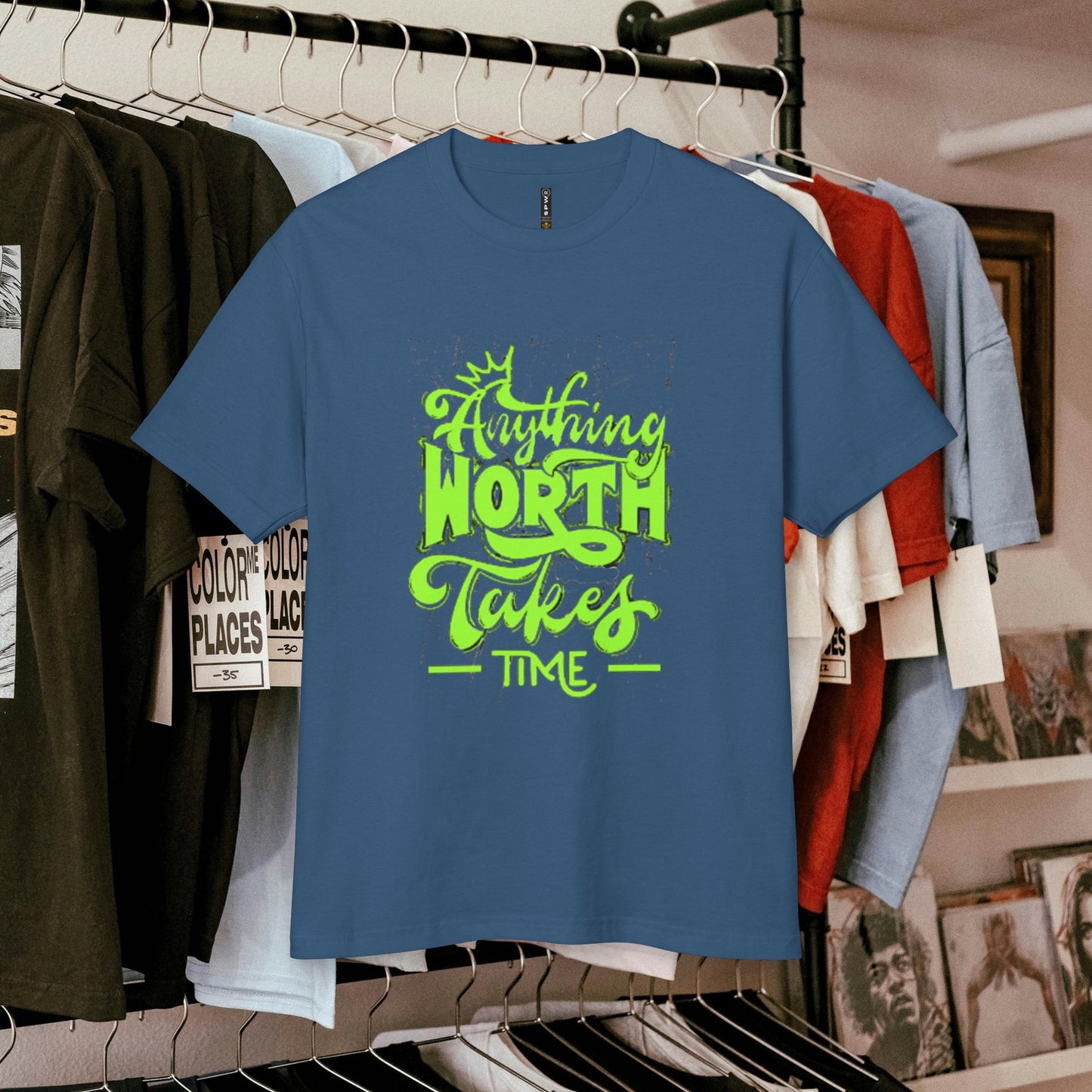 Unisex Garment-Dyed Heavyweight Cotton Tee_ N2+ Series USGDHWCTEE PT2WW007_ Limited Edition Statement of Style by WesternWaves: