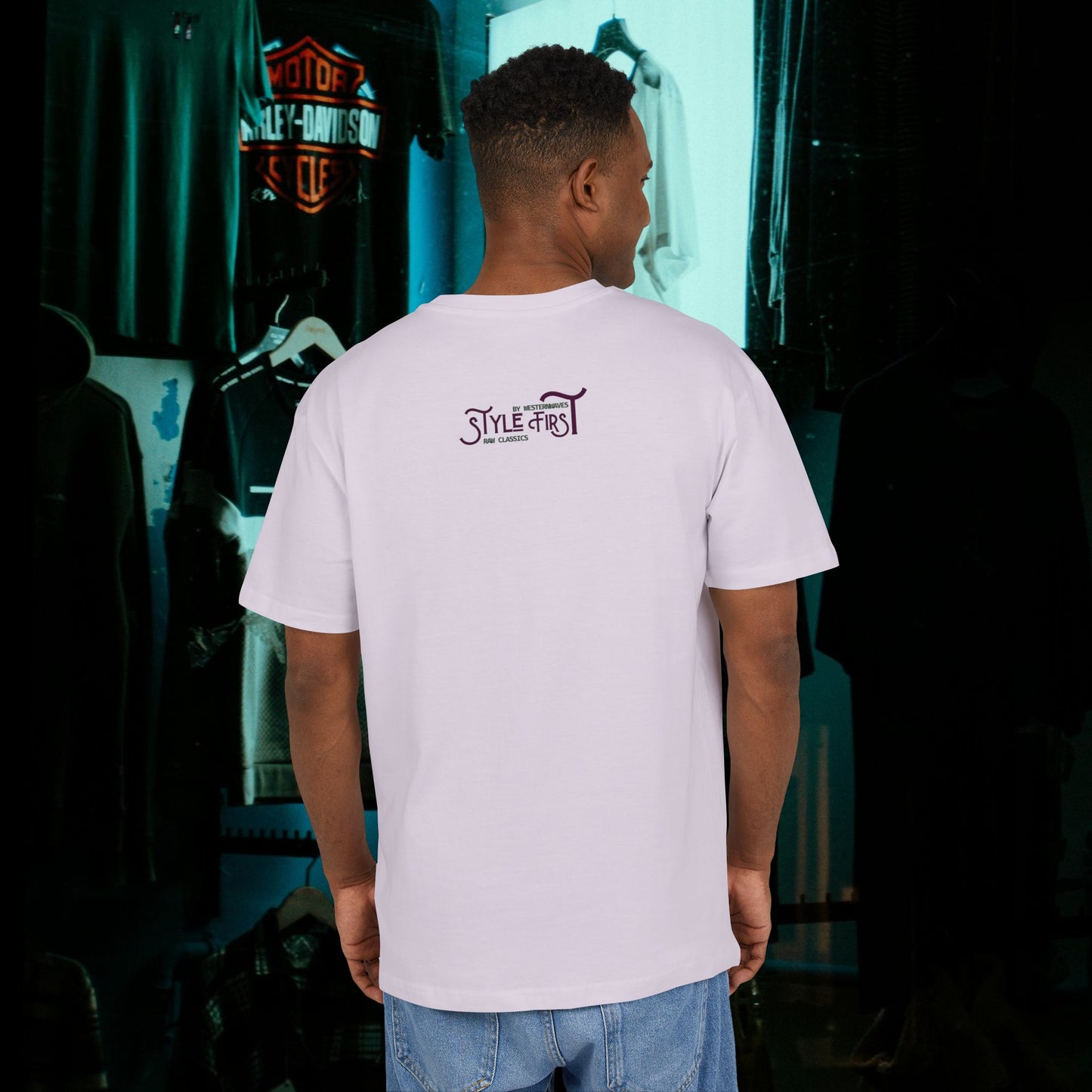 Unisex Heavy Oversize Tee_ N3+ Series USHBOZTEE Pt2WW001_ Limited Edition Oversized Tees by WesternWaves: