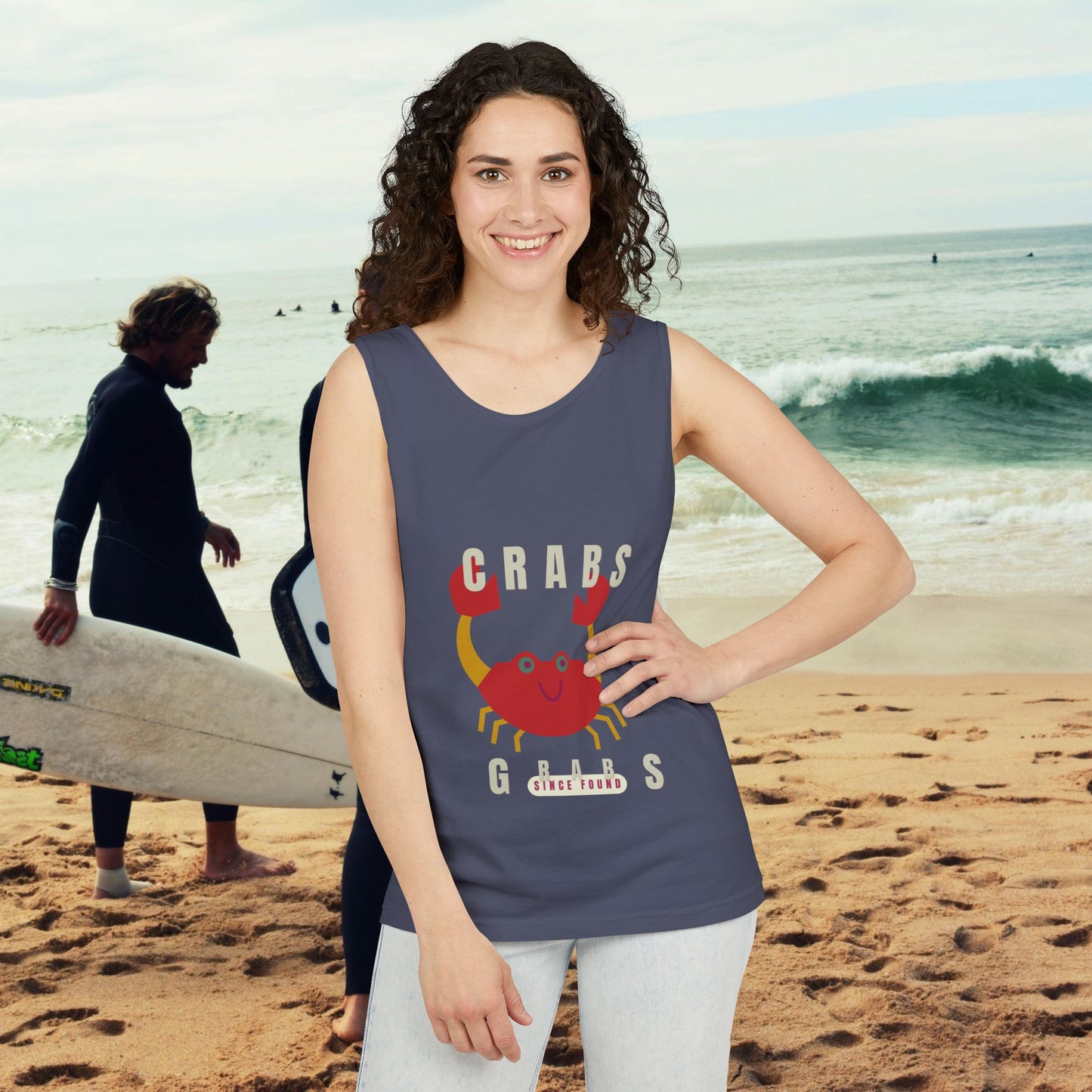Unisex Garment-Dyed Tank Top_ N2+ Series USGDTT PT2WW012_ Limited Edition Comfort & Style by WesternWaves: