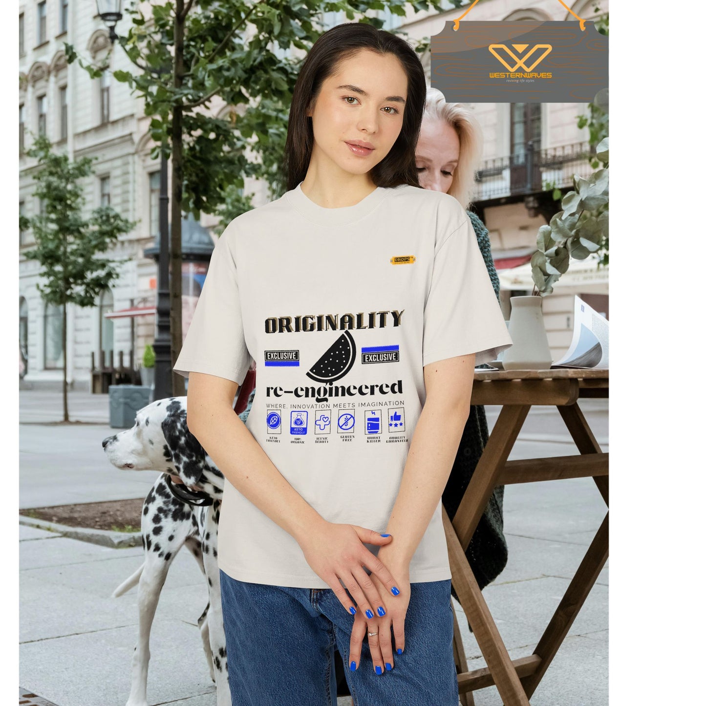 Unisex Heavy Faded Tee_ N7* Series USHFTEE PT2WW015_ Limited Edition Heavy Faded Tee by WesternWaves: