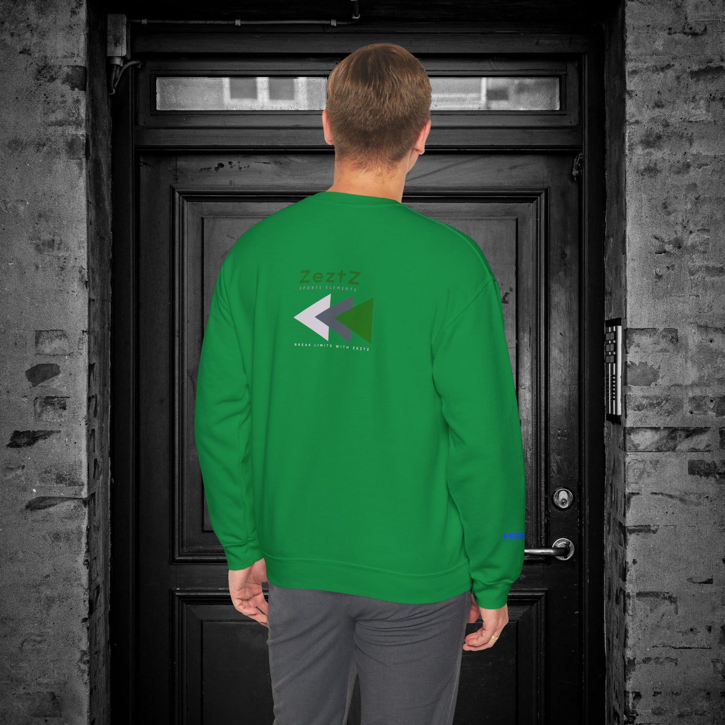 Unisex Heavy Blend™ Crewneck Sweatshirt_ N2+ Sports Series UHBCSS PT2WW008_ Limited Edition ‘Zeztz’ Brand Sports Elements by WesternWaves: