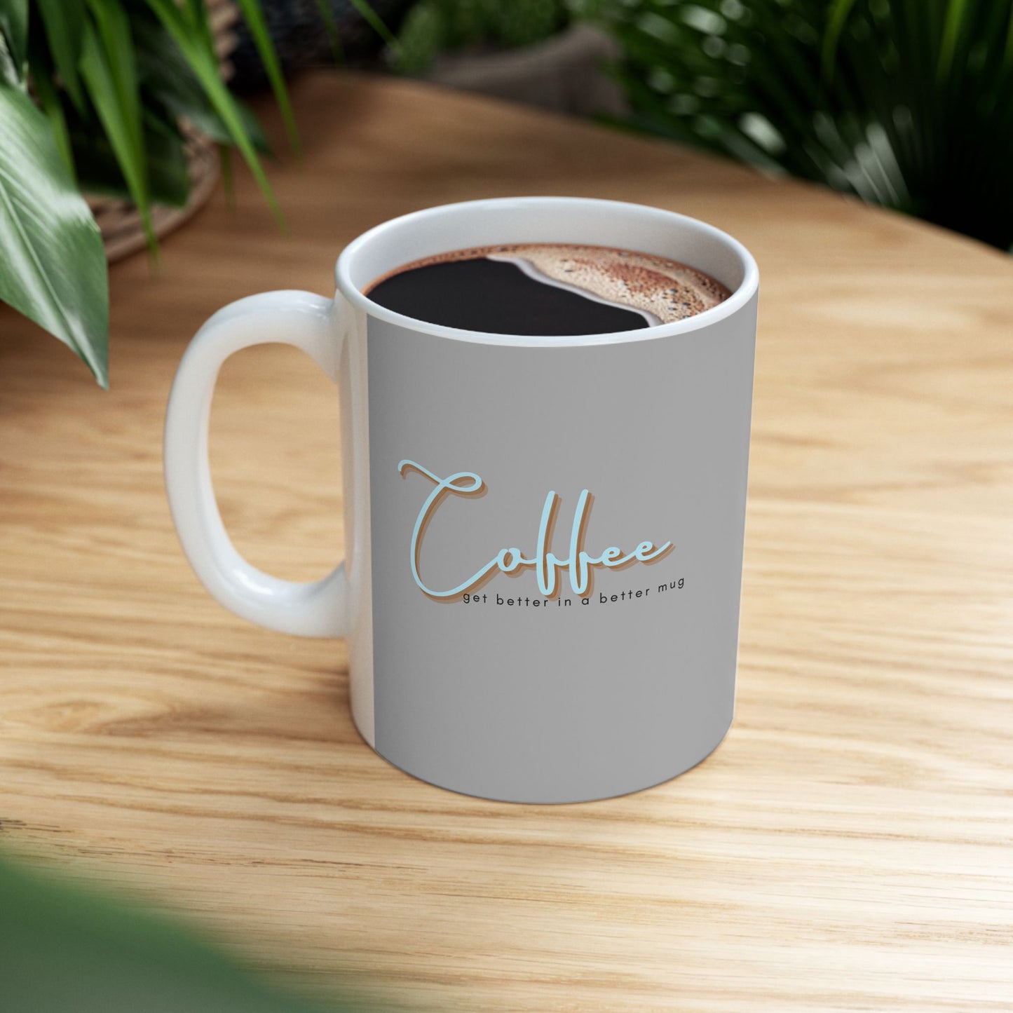 Ceramic Mug, (11oz, 15oz) _ N2+ Series CM11&15OZ PT2WP009_ Customizable Limited Edition Luxury to Your Daily Routine by WesternWaves: