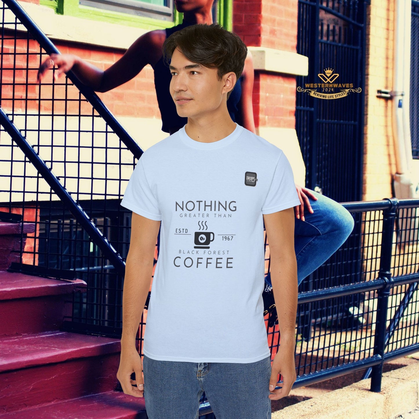 Unisex Ultra Cotton Tee_ Classic Comfort Unleashed_ N2+ Series USUCTEE PT2WW006_ Limited Edition Maximum Comfort & Style by WesternWaves: