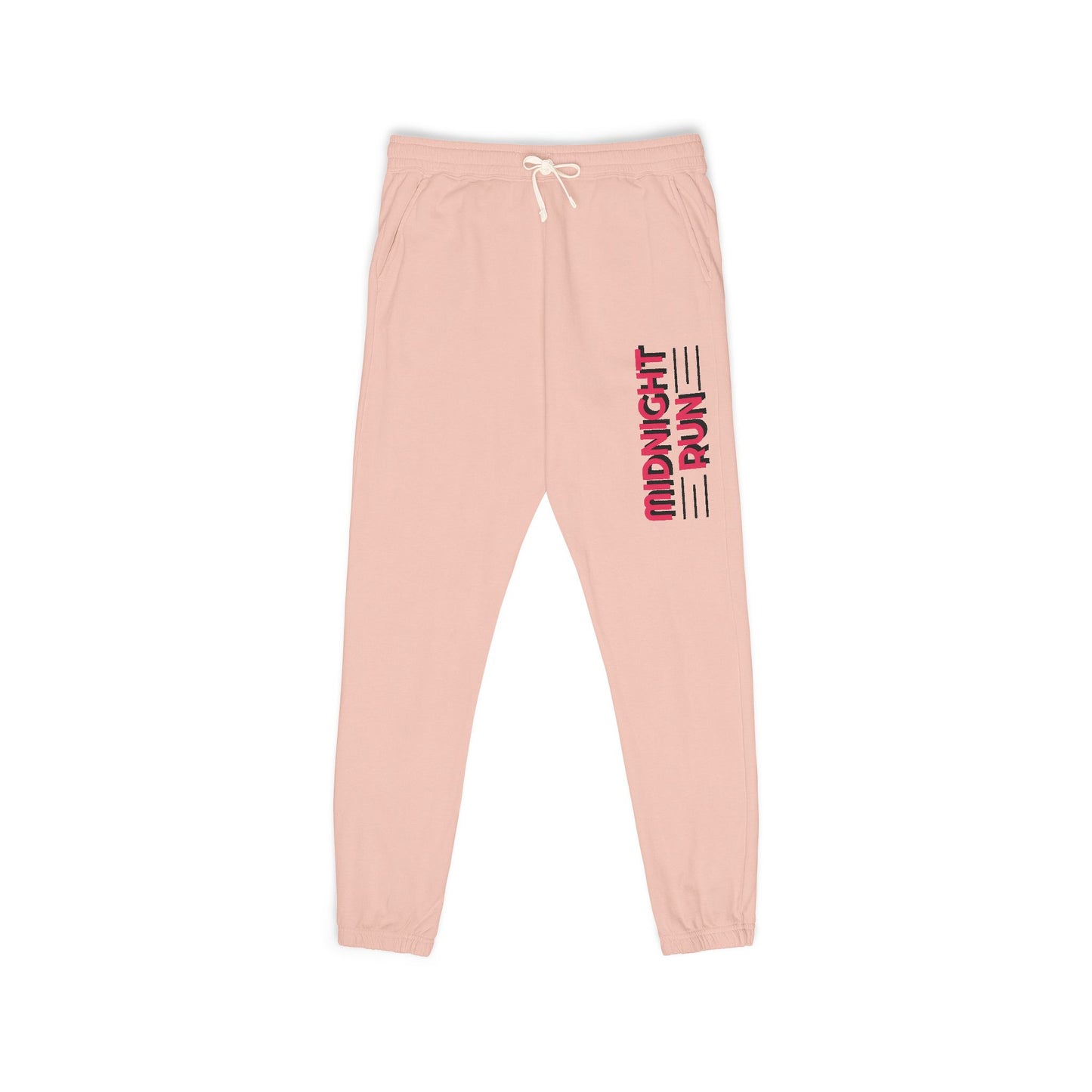 Unisex Fleece Sweatpants with Playful Design_ Series UWD 080_ Limited Edition Cozy Lounge Pants by WesternWaves: