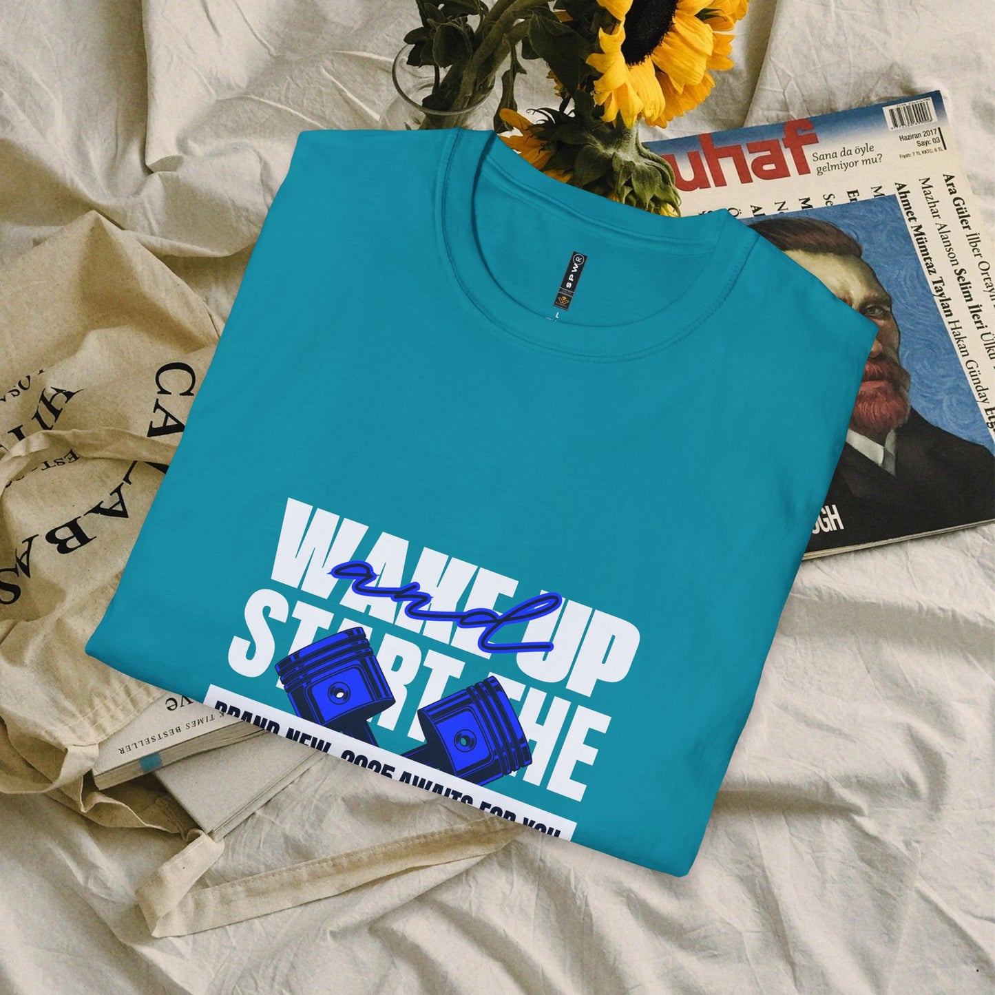 Unisex Softstyle T-Shirt_ N3+ Series USSTS FT2WW004_ Redefine Relaxation Limited Edition by WesternWaves: