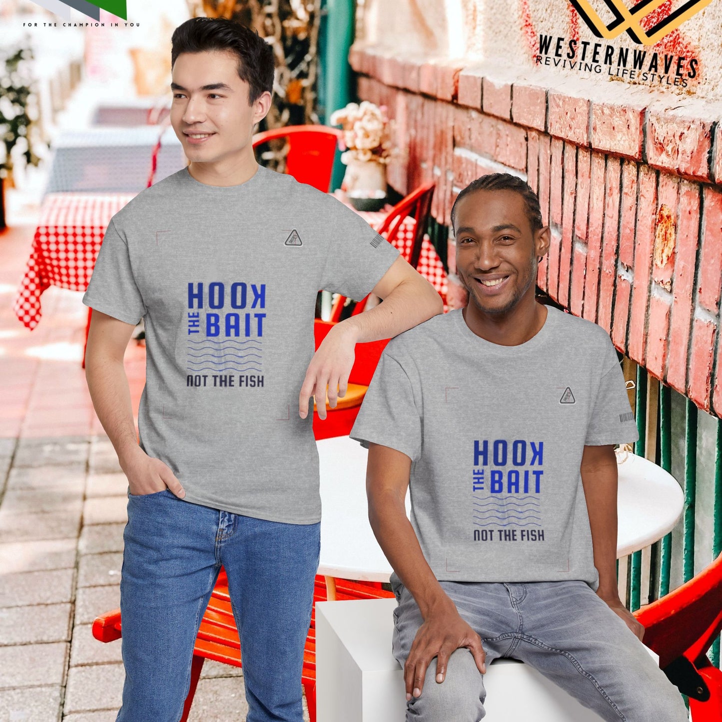 Unisex Heavy Cotton Tee_ Crafted from premium 100% cotton_ N2 Series UHCT PT2WW001_ Limited Edition Comfort & Durability by WesternWaves: