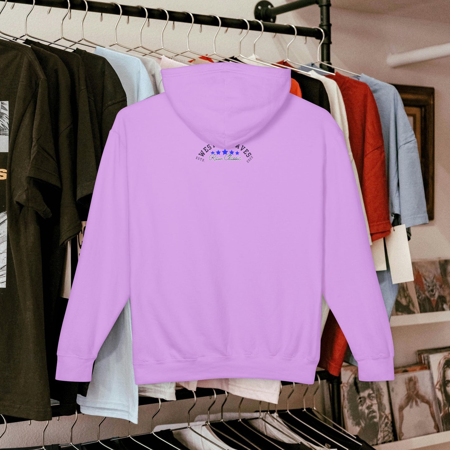 Unisex Lightweight Hooded Sweatshirt – N2+ Series USLWHSS PT2WW026_ Limited Edition Crafted Comfort by WesternWaves: