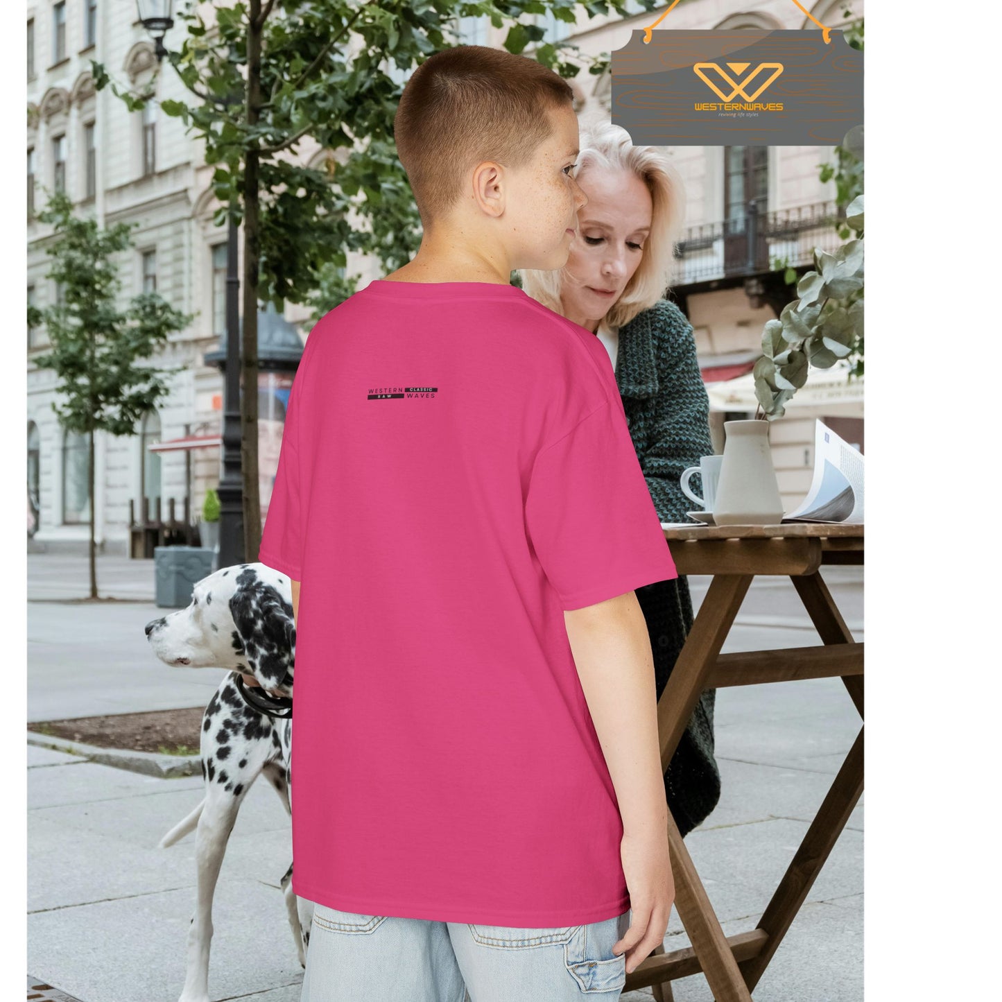Kids Heavy Cotton™ Tee_ N3+ Series KHCT PT2WW001_ Limited Edition Durable Comfort for Every Adventure by WesternWaves: