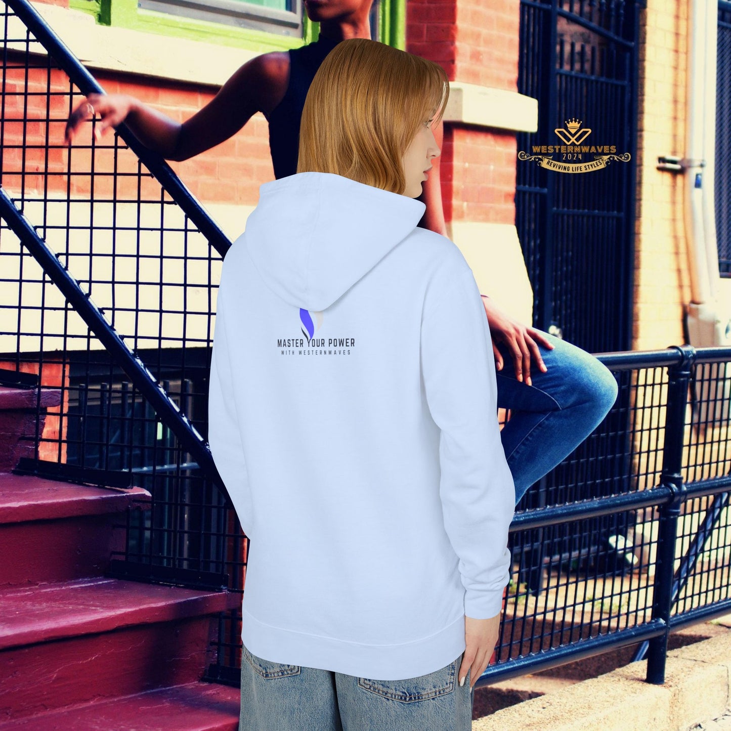 Unisex Lightweight Hooded Sweatshirt – N3+ Series USLWHSS PT2WW012_ Limited Edition Crafted Comfort by WesternWaves: