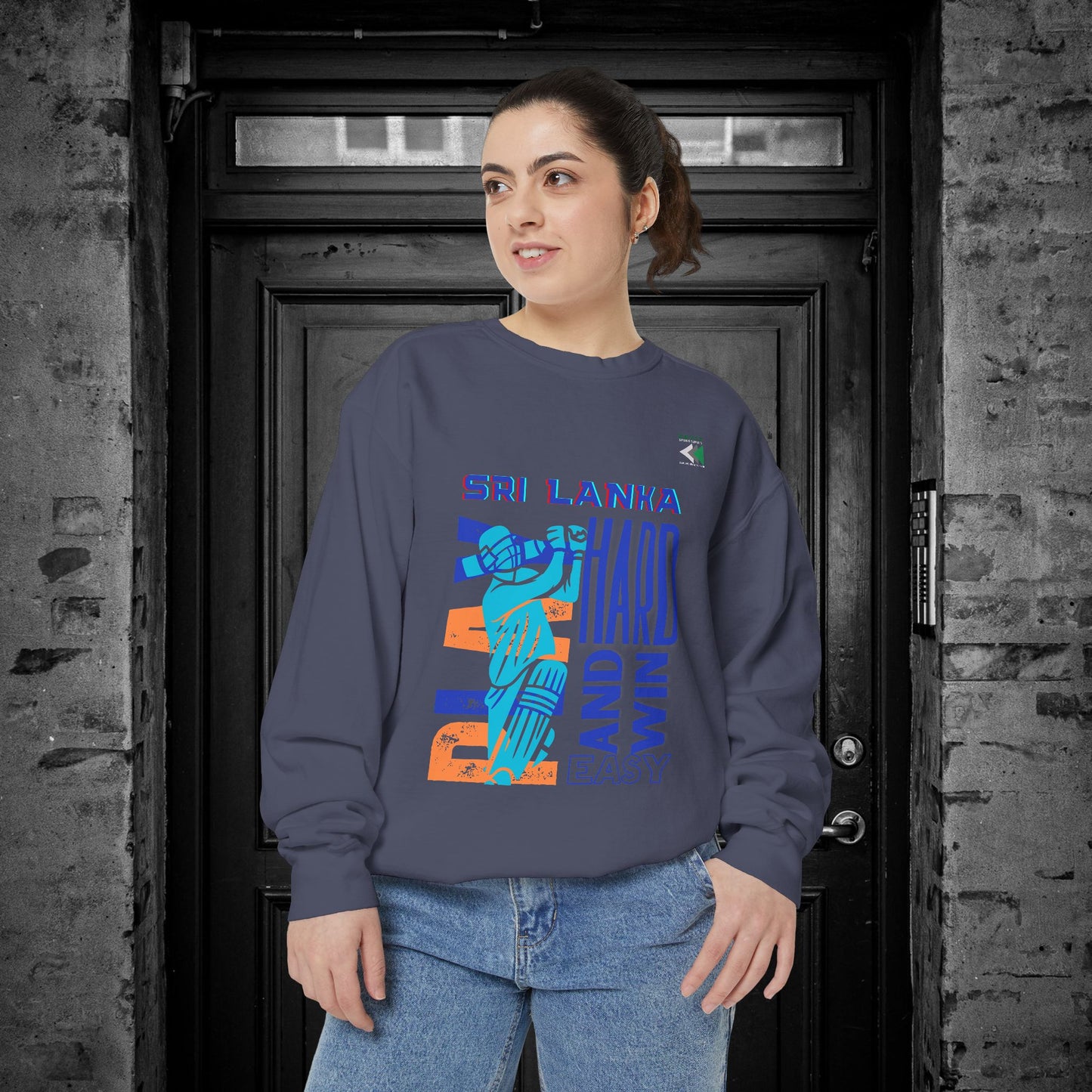 Unisex Garment-Dyed Sweatshirt_ N2 Series USGDSS PT2WW001_ Limited Edition Masterpiece of ‘ZeztZ’ Sports Brand Luxury & Casual Comfort by WesternWaves: