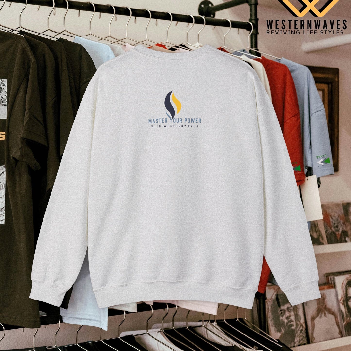 Seasonal Seller Sweatshirt: Unisex_ N3+ Series SSSS PT2WW002_ Limited Edition Seasonal Offer by WesternWaves: