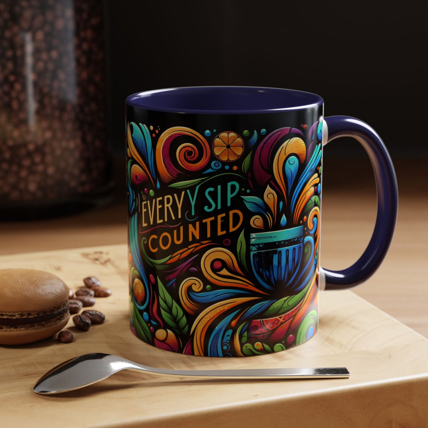 Accent Coffee Mug 11_ N3* Series ACM11OZ PT2WW022_ Limited Edition Perfect Blend of Style by WesternWaves: