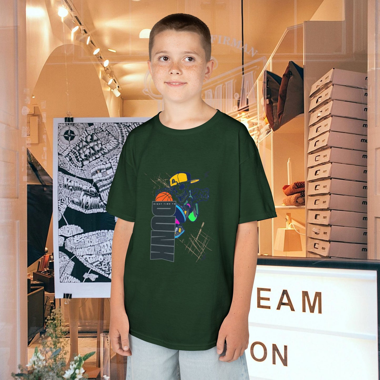 Kids Heavy Cotton™ Tee_ N2+ Series KHCT PT2WW008_ Limited Edition Durable Comfort for Every Adventure by WesternWaves: