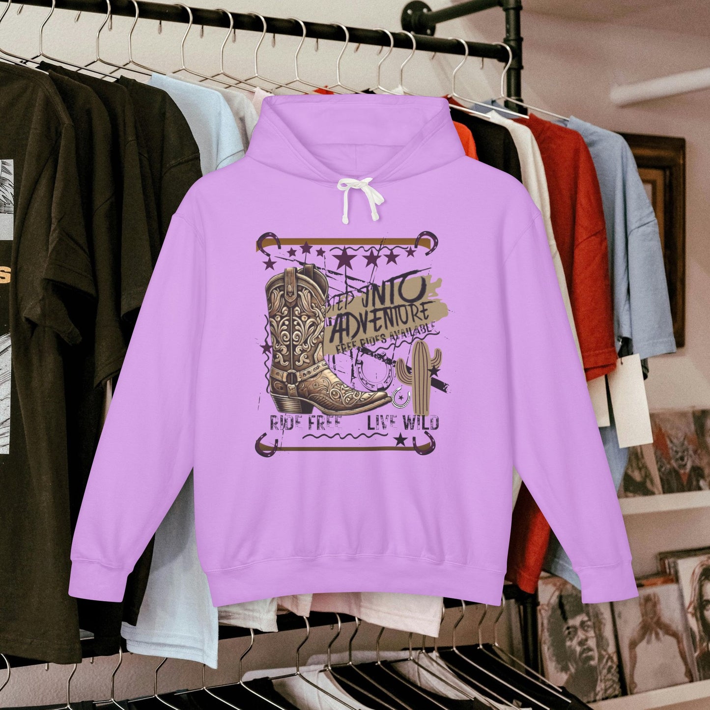 Unisex Lightweight Hooded Sweatshirt – N2+ Series SLWHSS PT2WW006_ Limited Edition Crafted Comfort by WesternWaves: