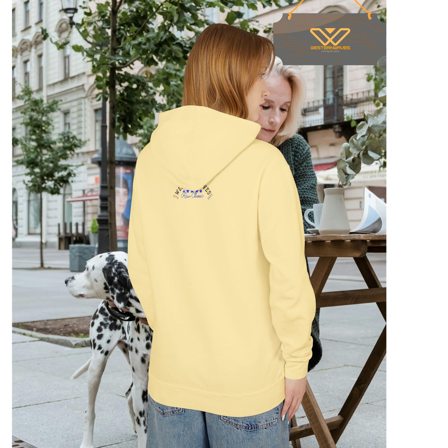 Unisex Lightweight Hooded Sweatshirt – N2+ Series USLWHSS PT2WW023_ Limited Edition Crafted Comfort by WesternWaves:
