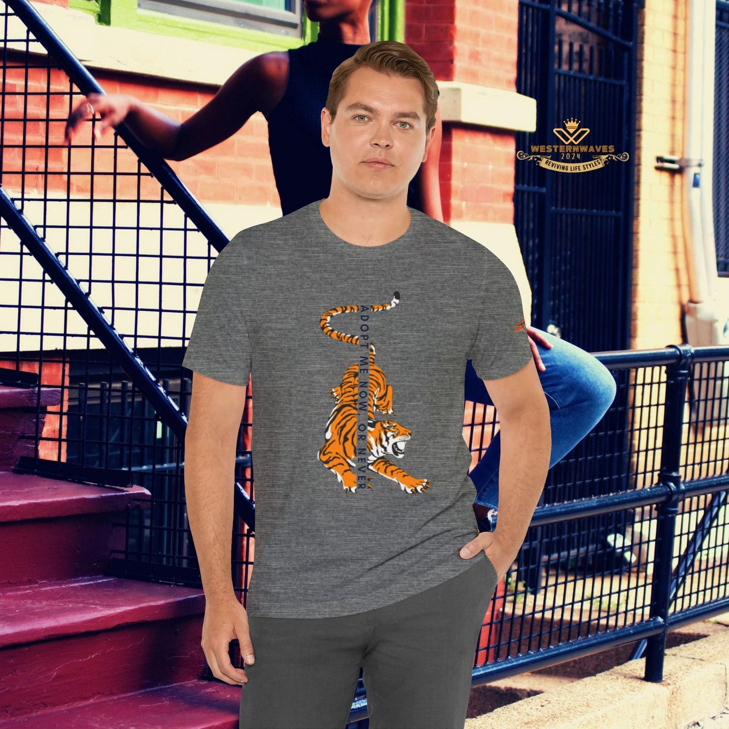 Unisex Jersey Short Sleeve Tee_ N2 Series PT2WW003_Limited Edition by WesternWaves: