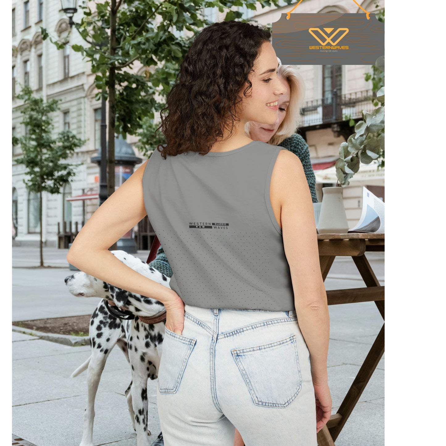 Unisex Garment-Dyed Tank Top_ Series N7* USDYEDTTOPS PT2WW001_ Limited Edition by WesternWaves:
