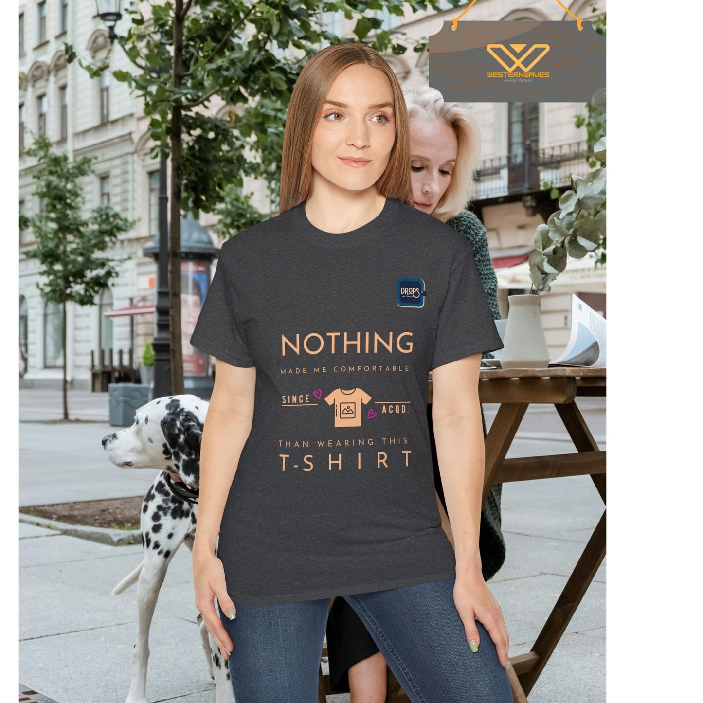 Comfort Graphic Tee_ N7+ Series CGTEE PT2WW001_ Limited Edition by WesternWaves: